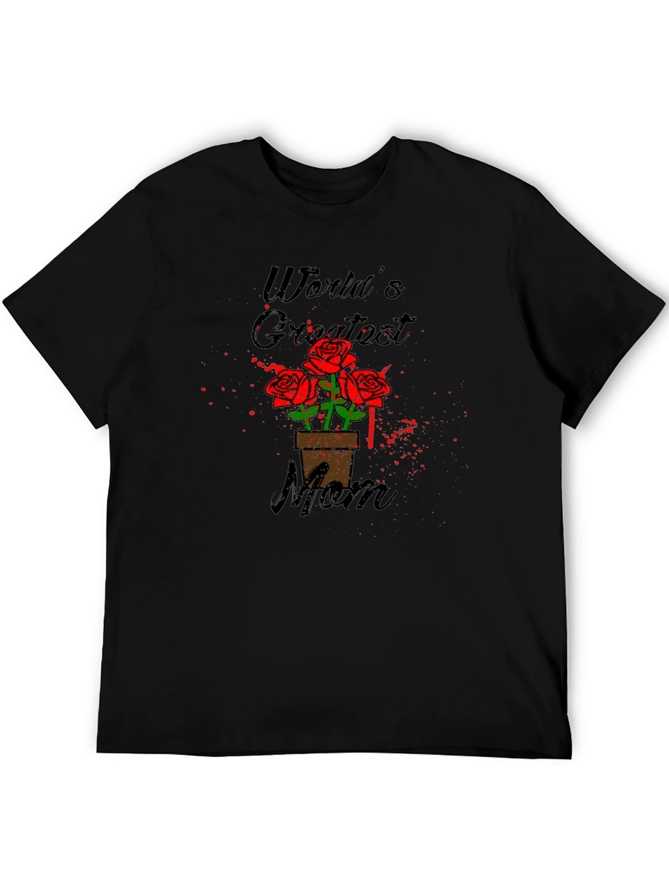 Worlds Greatest Mom Roses T-Shirt