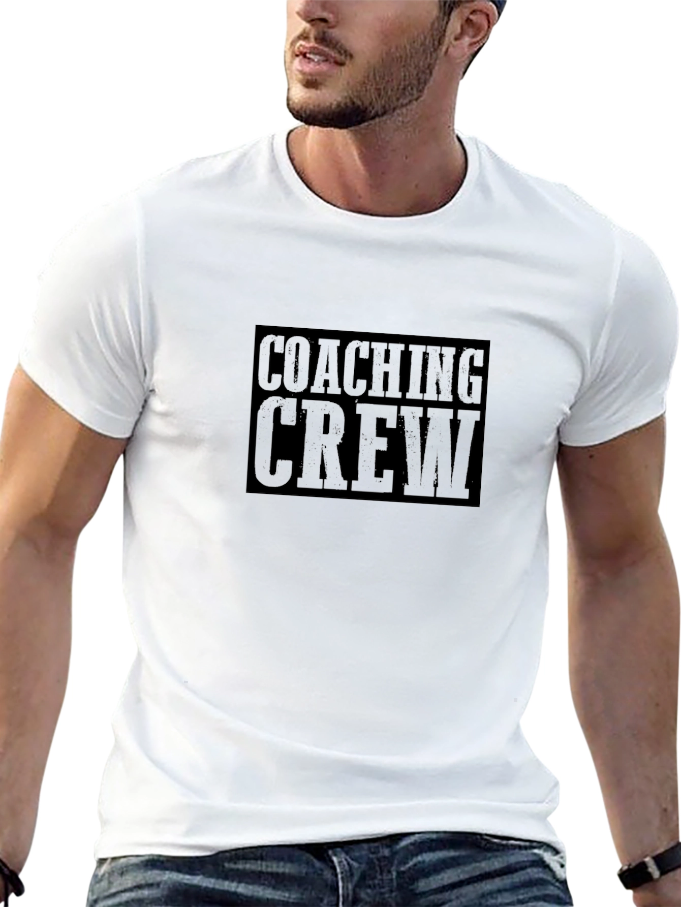 Coaching Crew Black T-Shirt