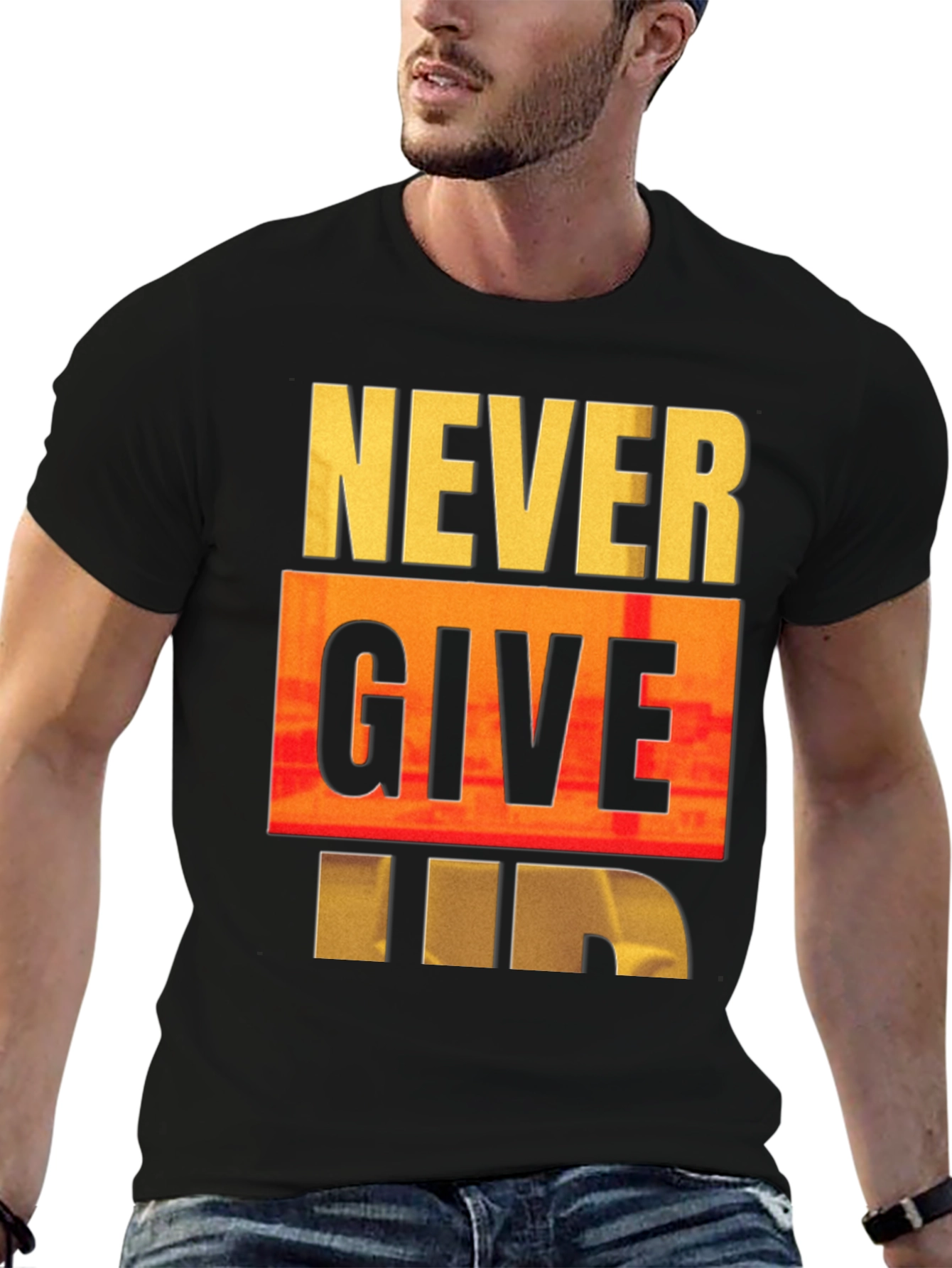 Never Give In Graphic Tee