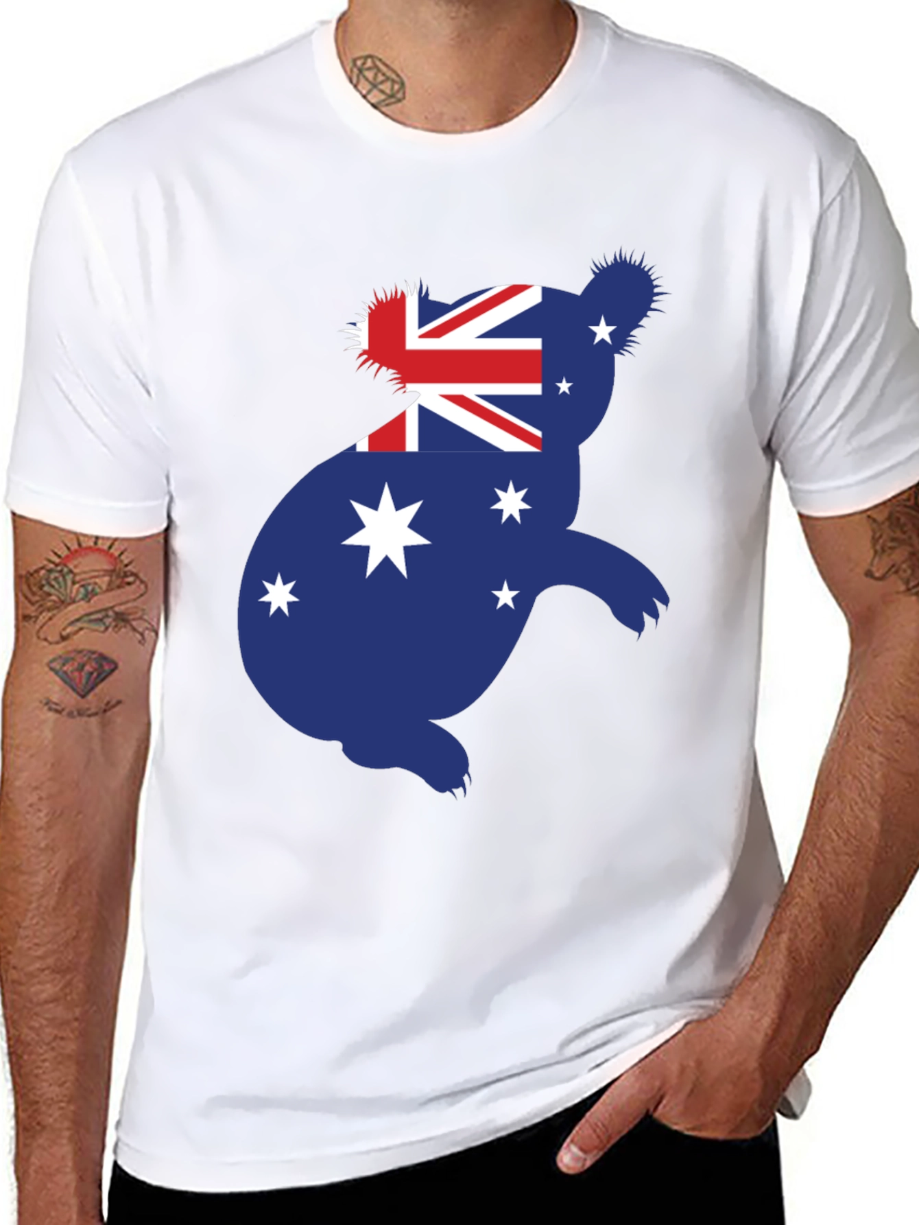 Australia Koala Flag Graphic T-Shirt