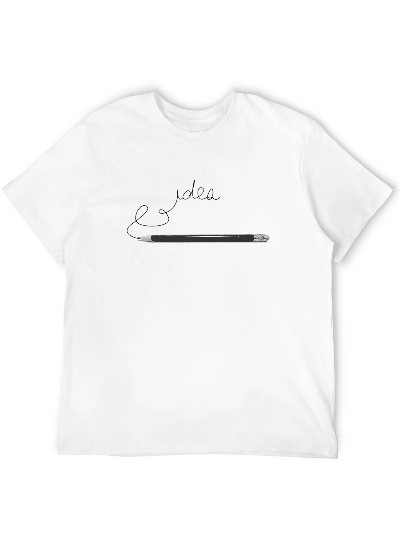Idea Pencil Graphic Tee - Creative Inspiration