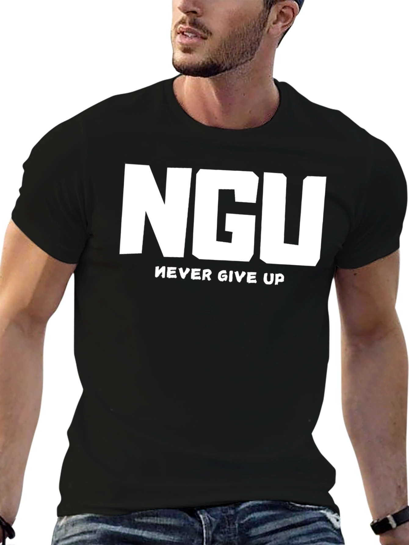 NGU Never Give Up Graphic T-Shirt