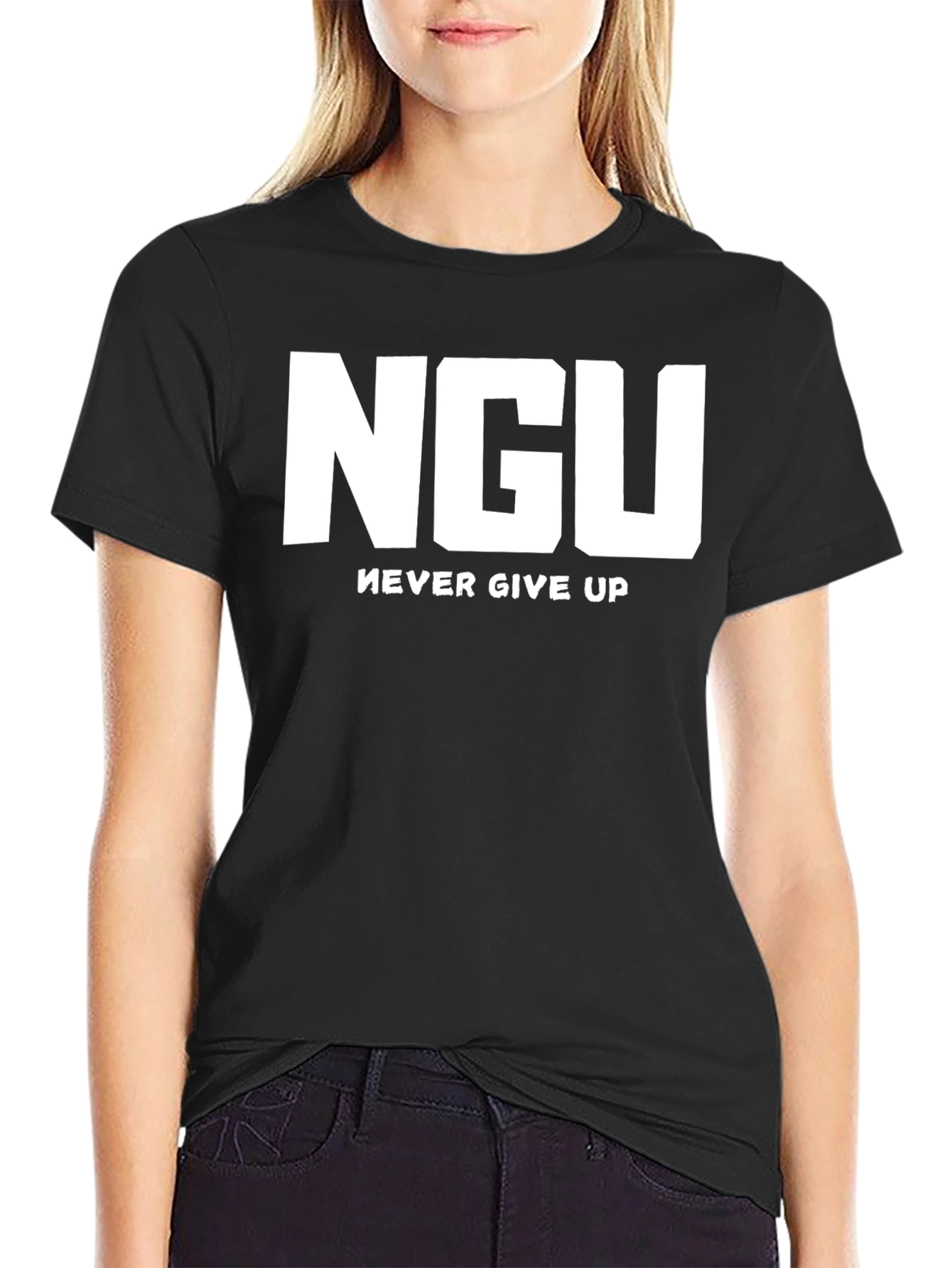 NGU Never Give Up Graphic T-Shirt