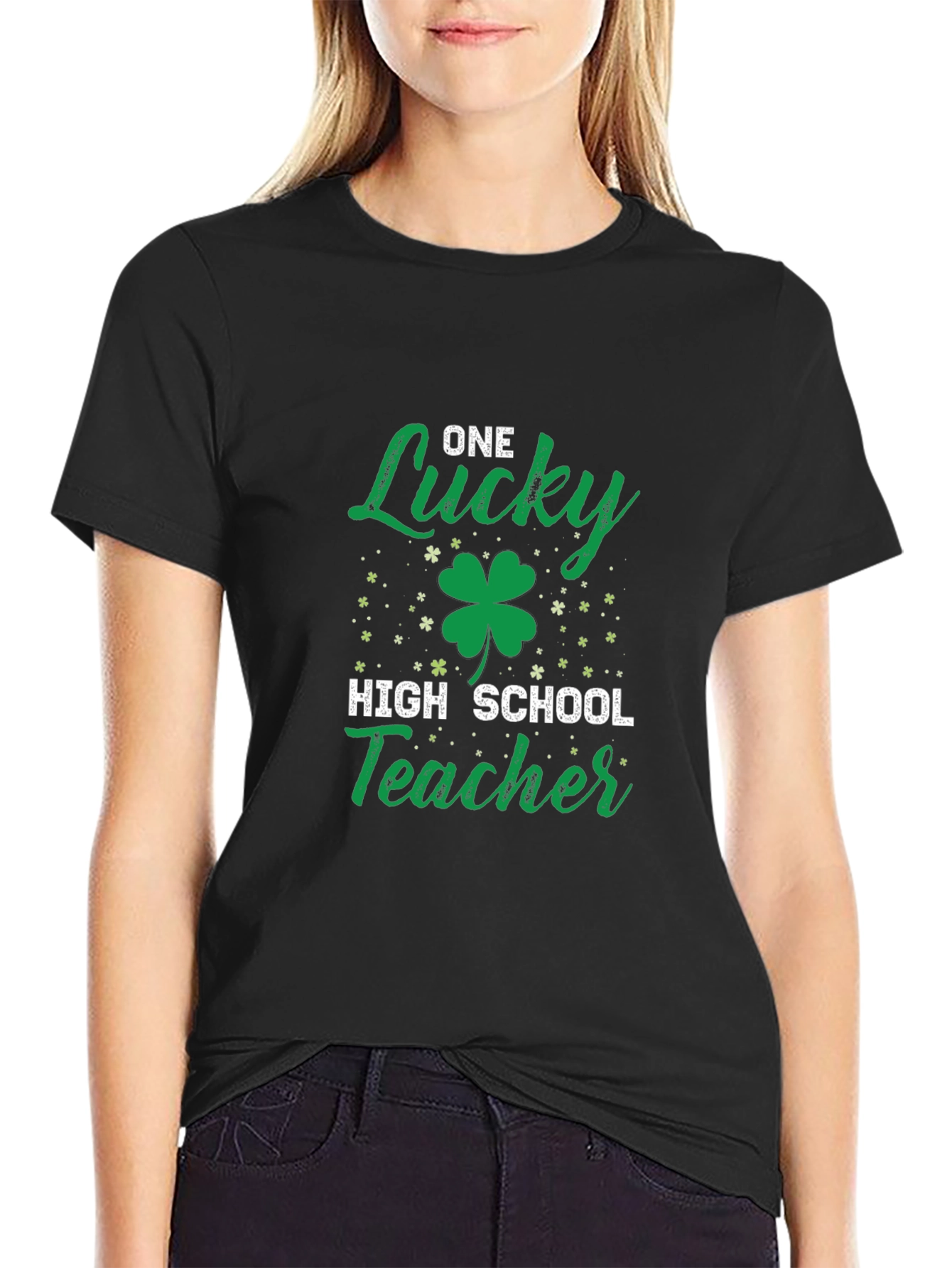 One Lucky High School Teacher St. Patricks Day T-Shirt