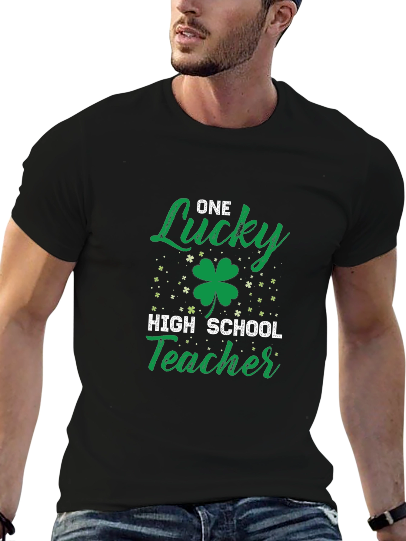 One Lucky High School Teacher St. Patricks Day T-Shirt