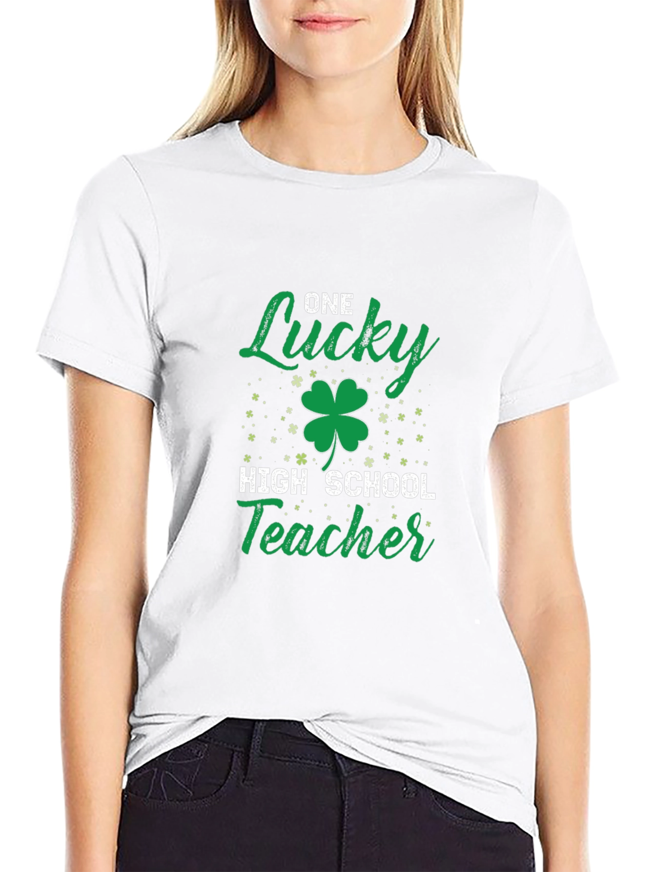 One Lucky High School Teacher St. Patricks Day T-Shirt