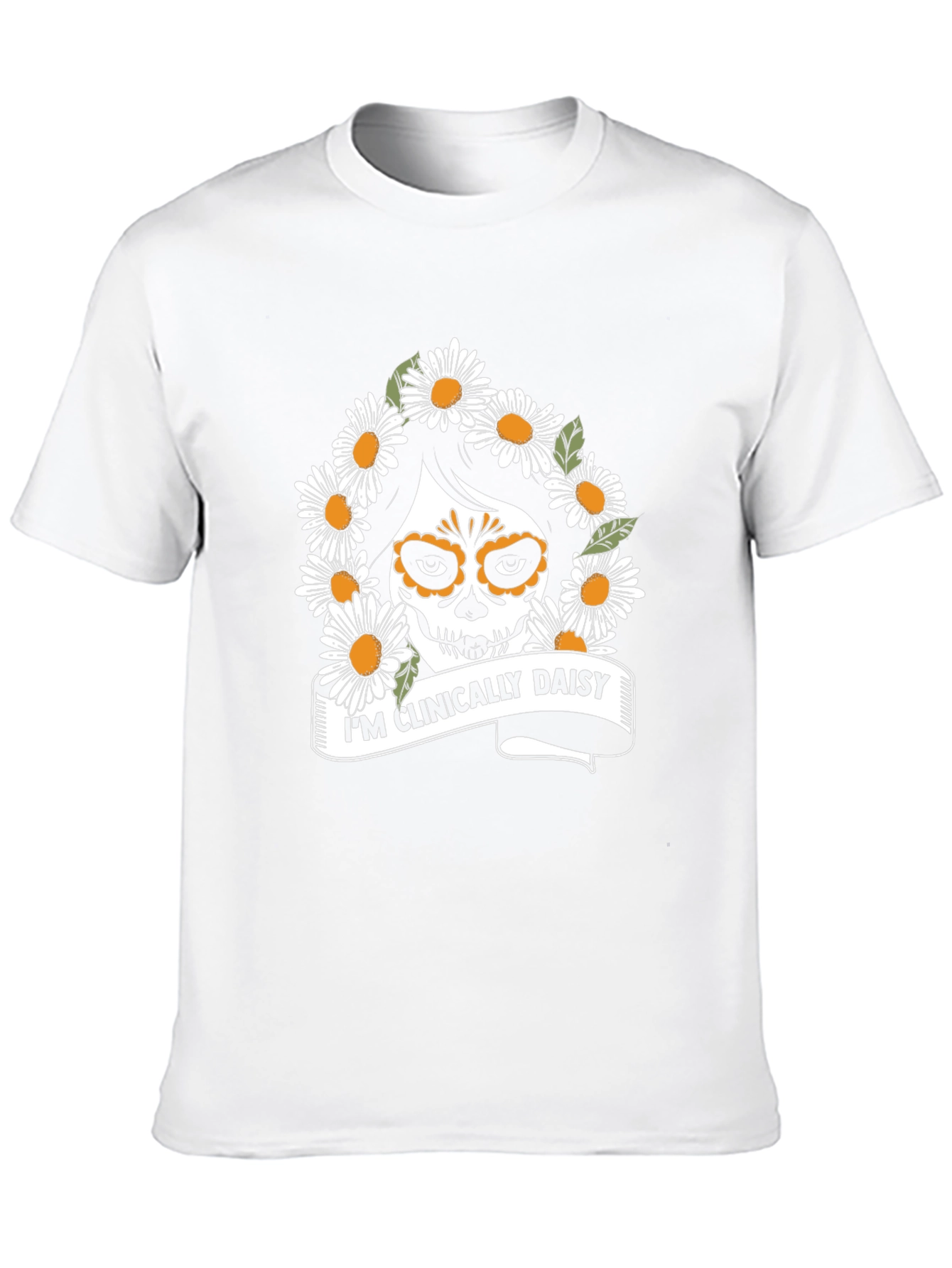 Clinically Daisy Skull T-Shirt