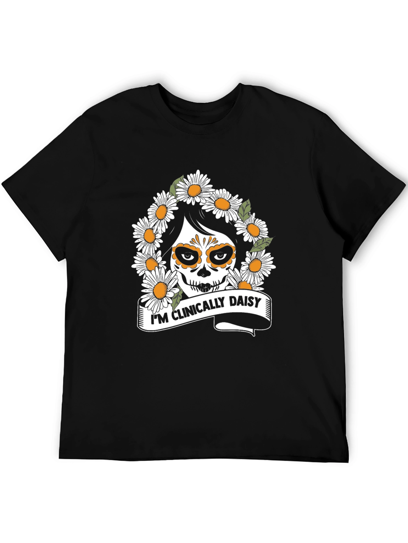 Clinically Daisy Skull T-Shirt