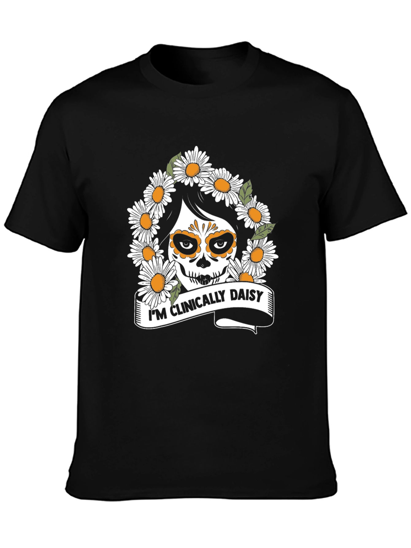 Clinically Daisy Skull T-Shirt