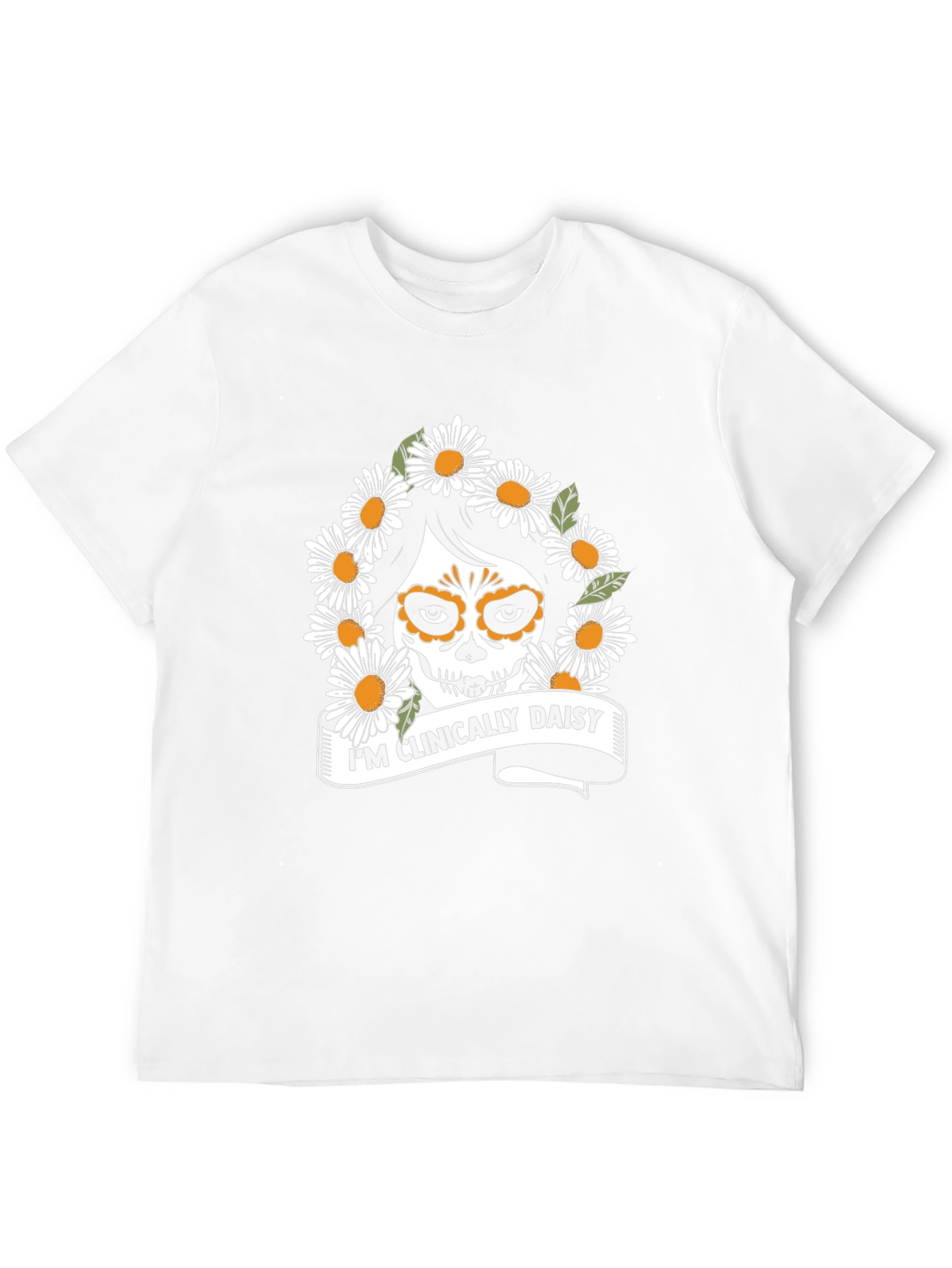 Clinically Daisy Skull T-Shirt