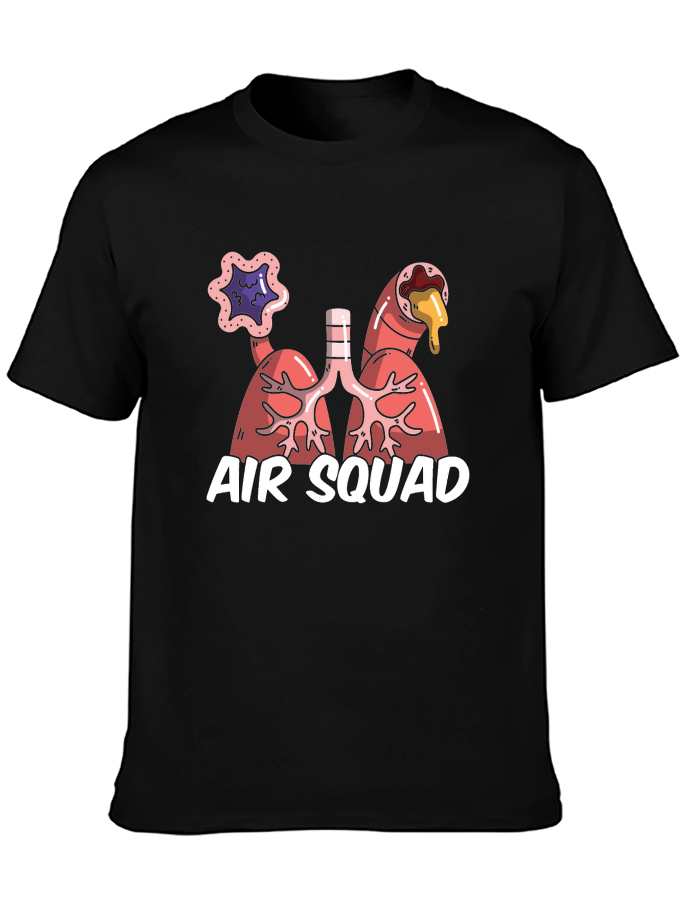 Air Squad Graphic Tee - Lung Anatomy