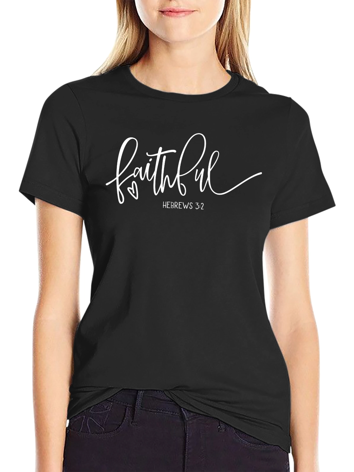 Faithful Hebrews 3:2 Graphic T-Shirt