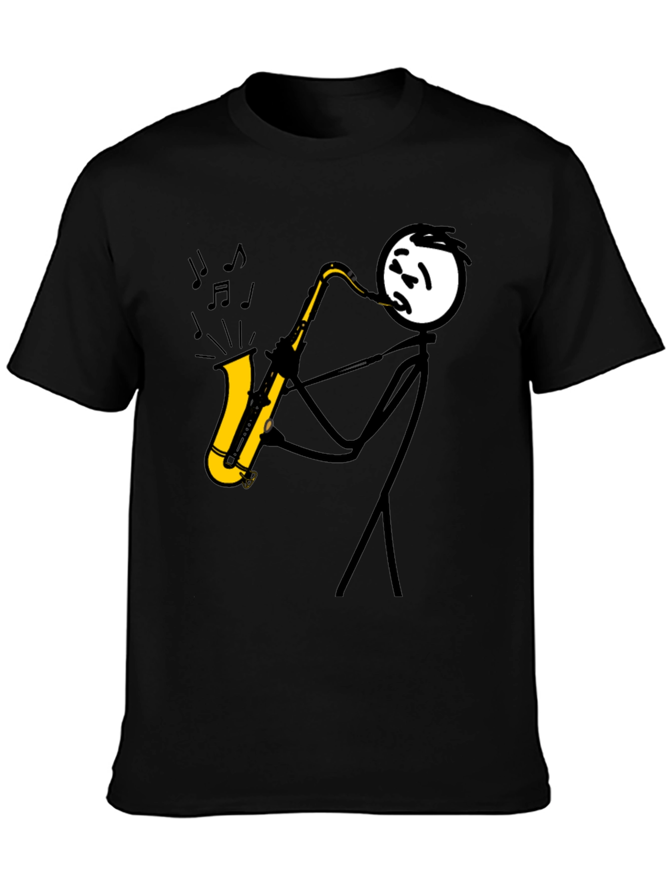 Jazz Player Black T-Shirt