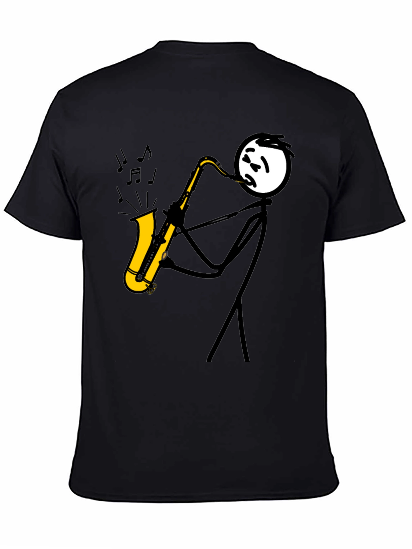 Jazz Player Black T-Shirt