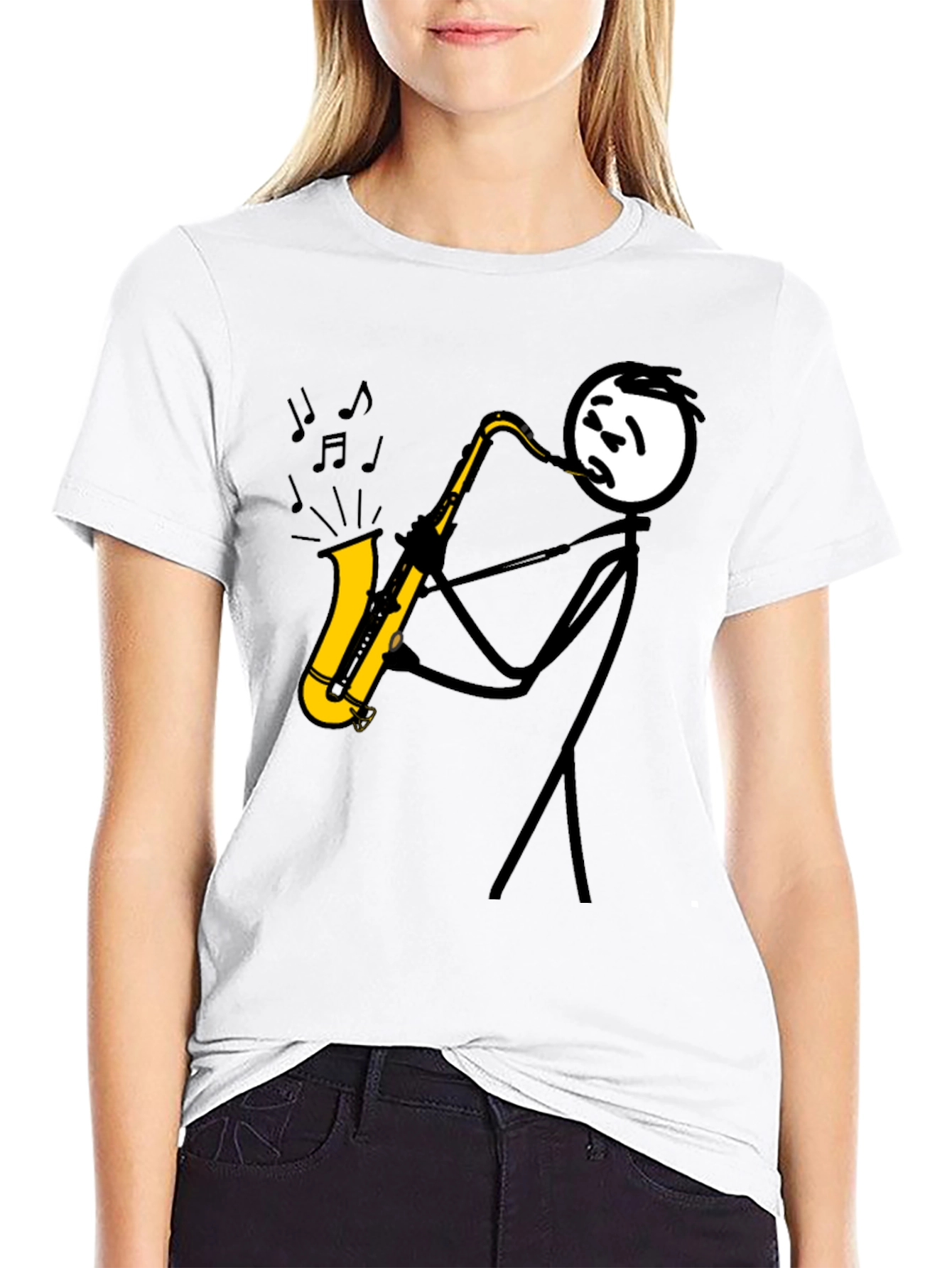 Jazz Player Black T-Shirt