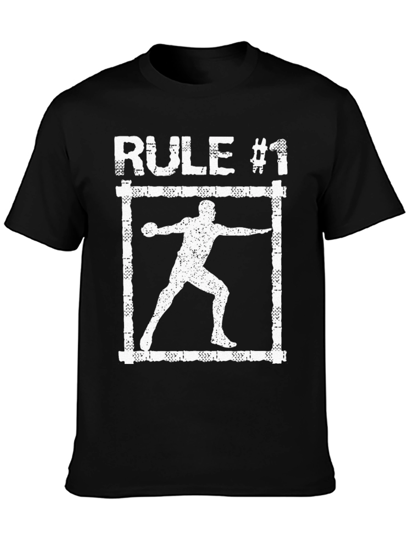 Rule #1 Shot Put T-Shirt - Throwing Athlete Tee