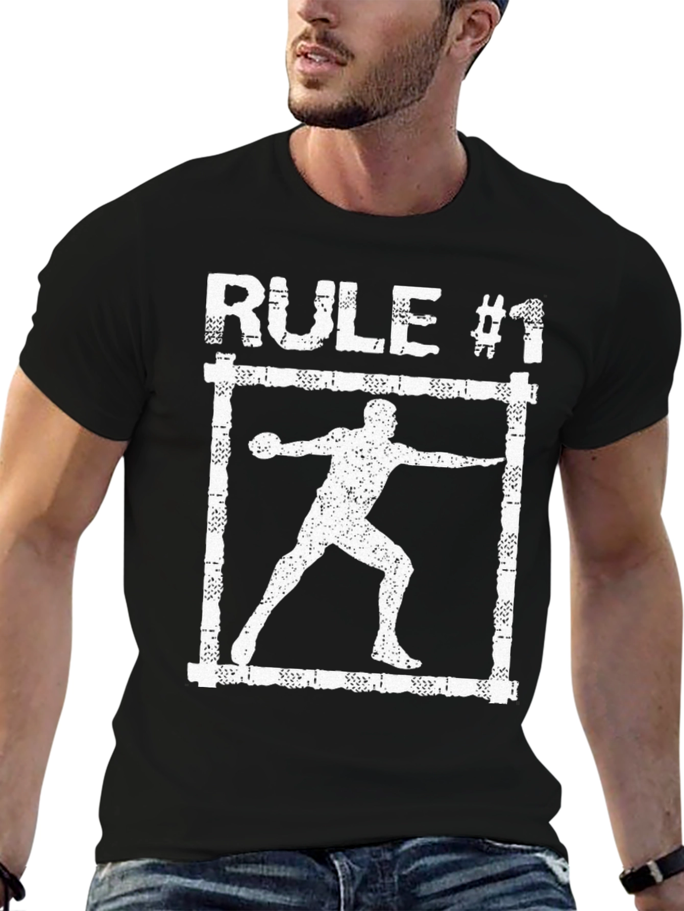 Rule #1 Shot Put T-Shirt - Throwing Athlete Tee