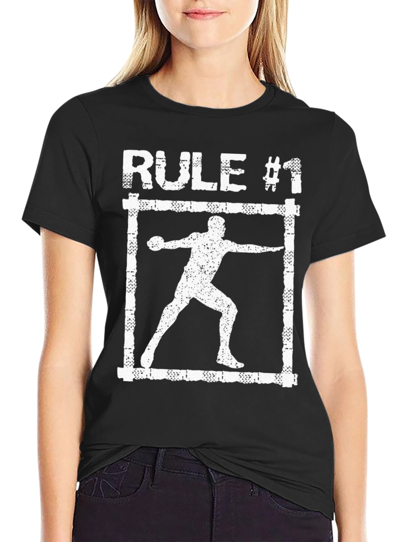 Rule #1 Shot Put T-Shirt - Throwing Athlete Tee