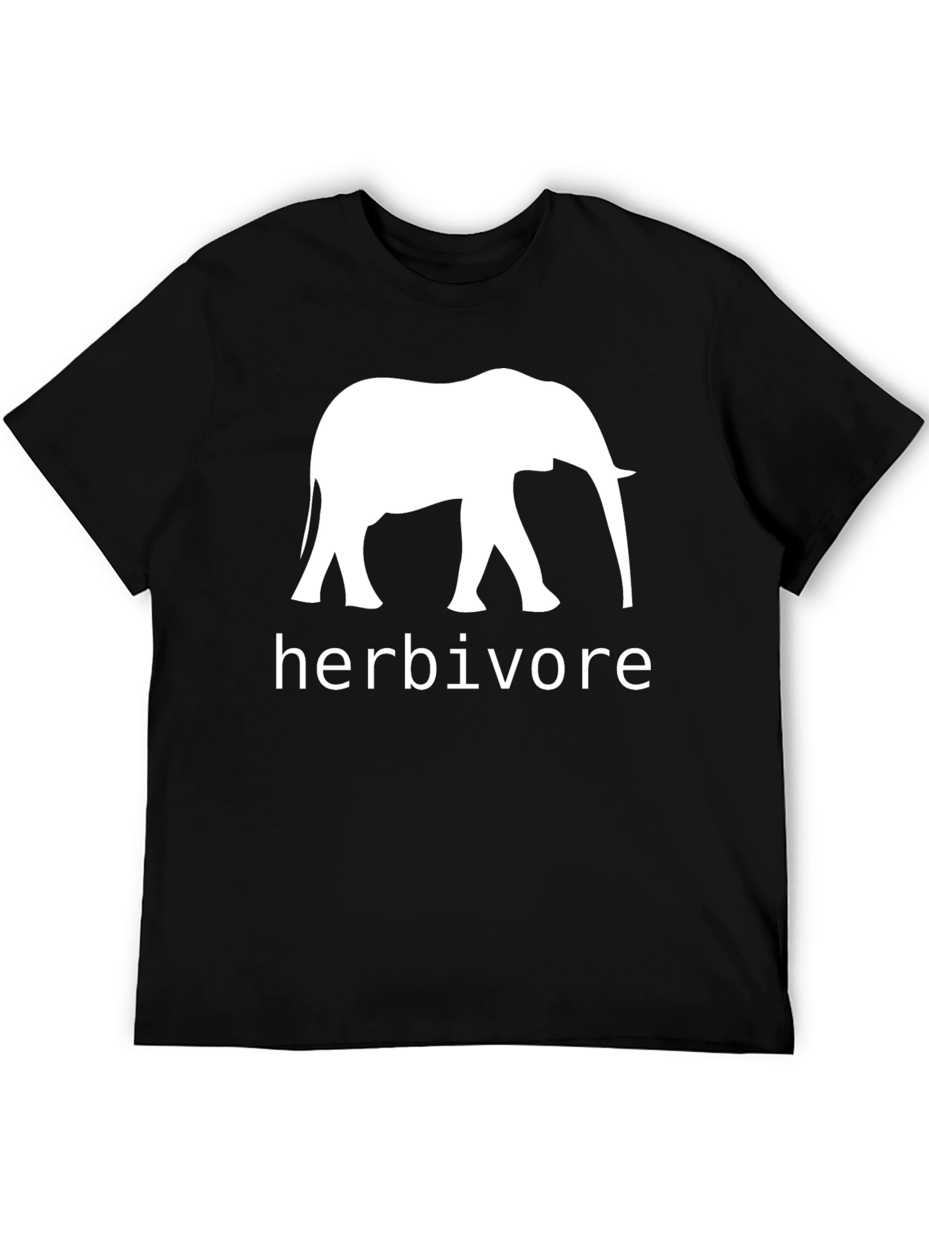 Herbivore Elephant Black T-Shirt