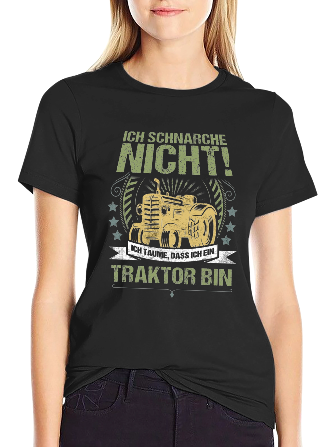 Funny Tractor T-Shirt - I Dont Snore