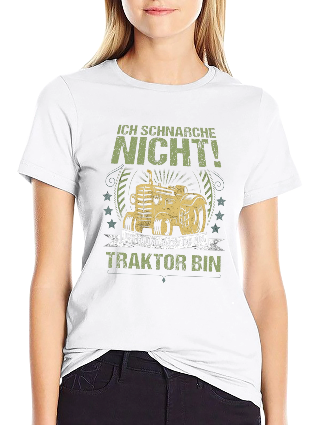 Funny Tractor T-Shirt - I Dont Snore