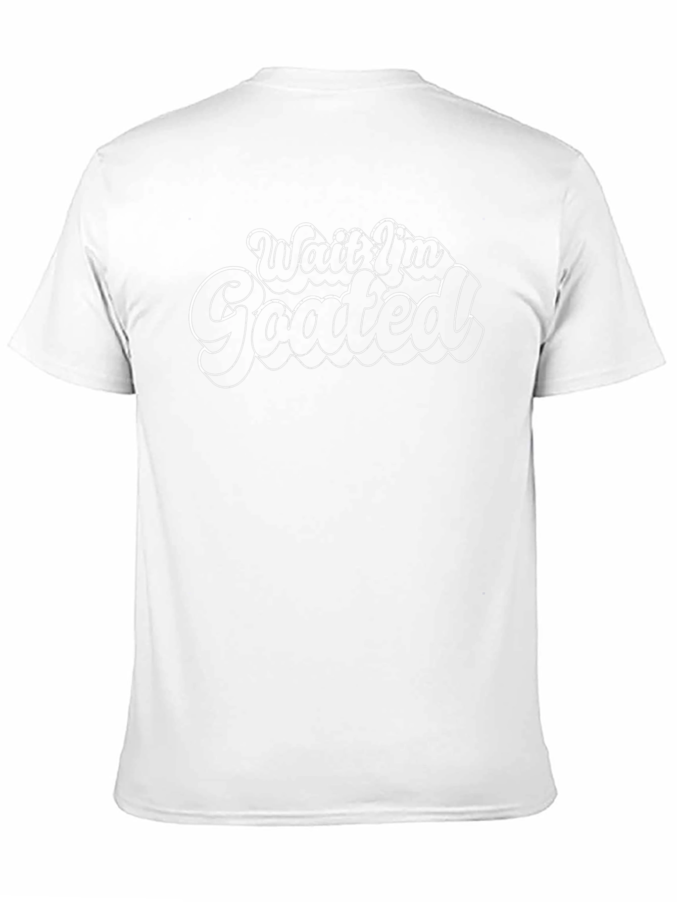 Wait Im Goated Black Graphic Tee