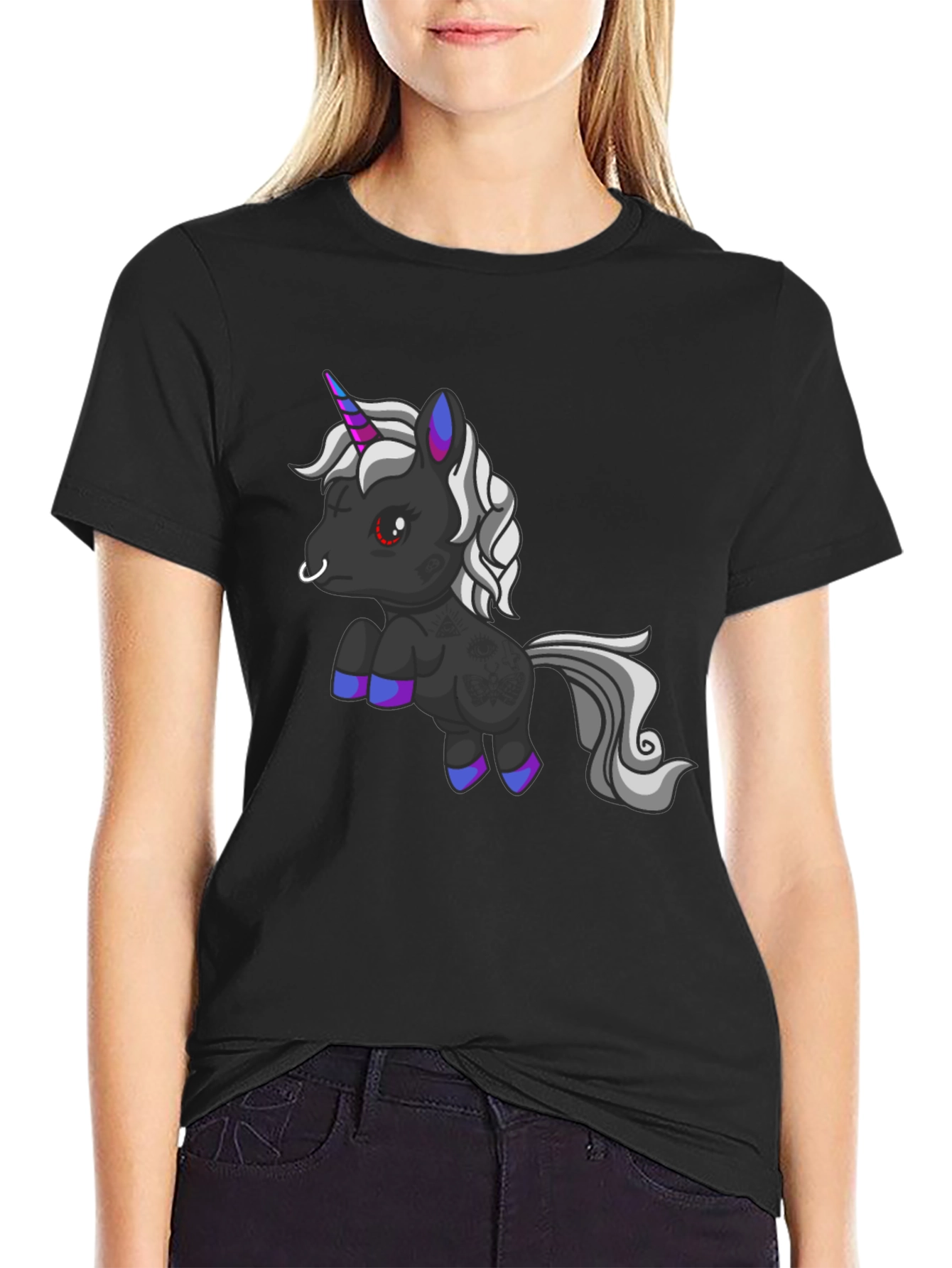 Gothic Unicorn Graphic Tee