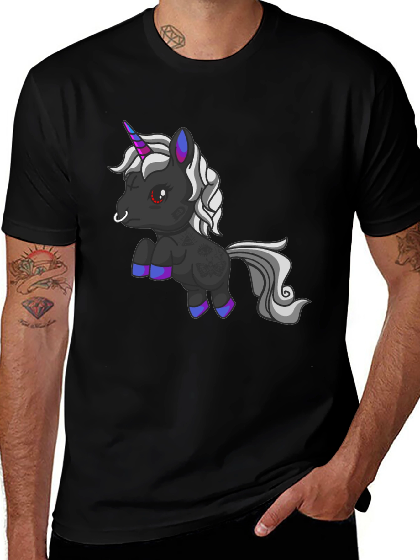 Gothic Unicorn Graphic Tee