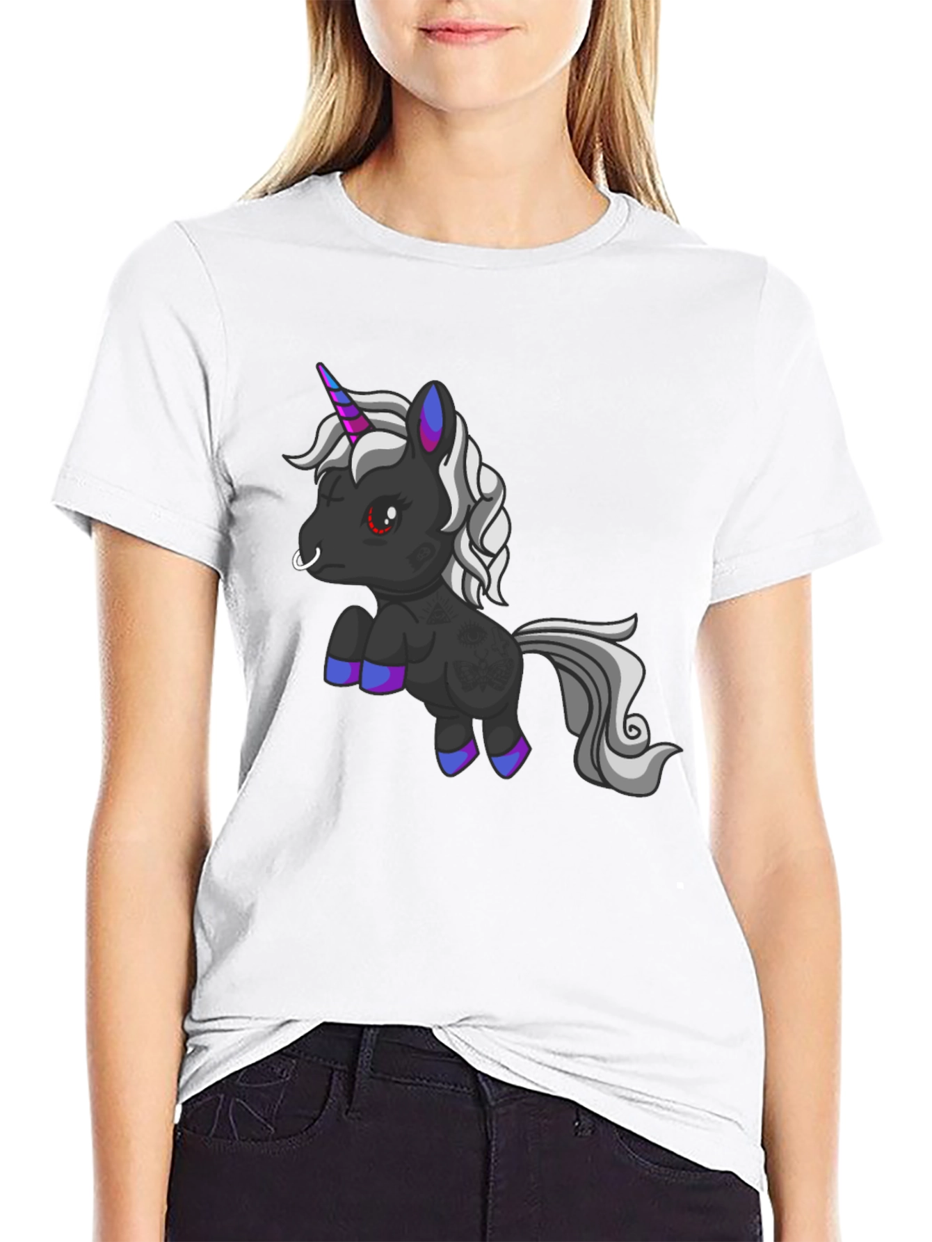 Gothic Unicorn Graphic Tee