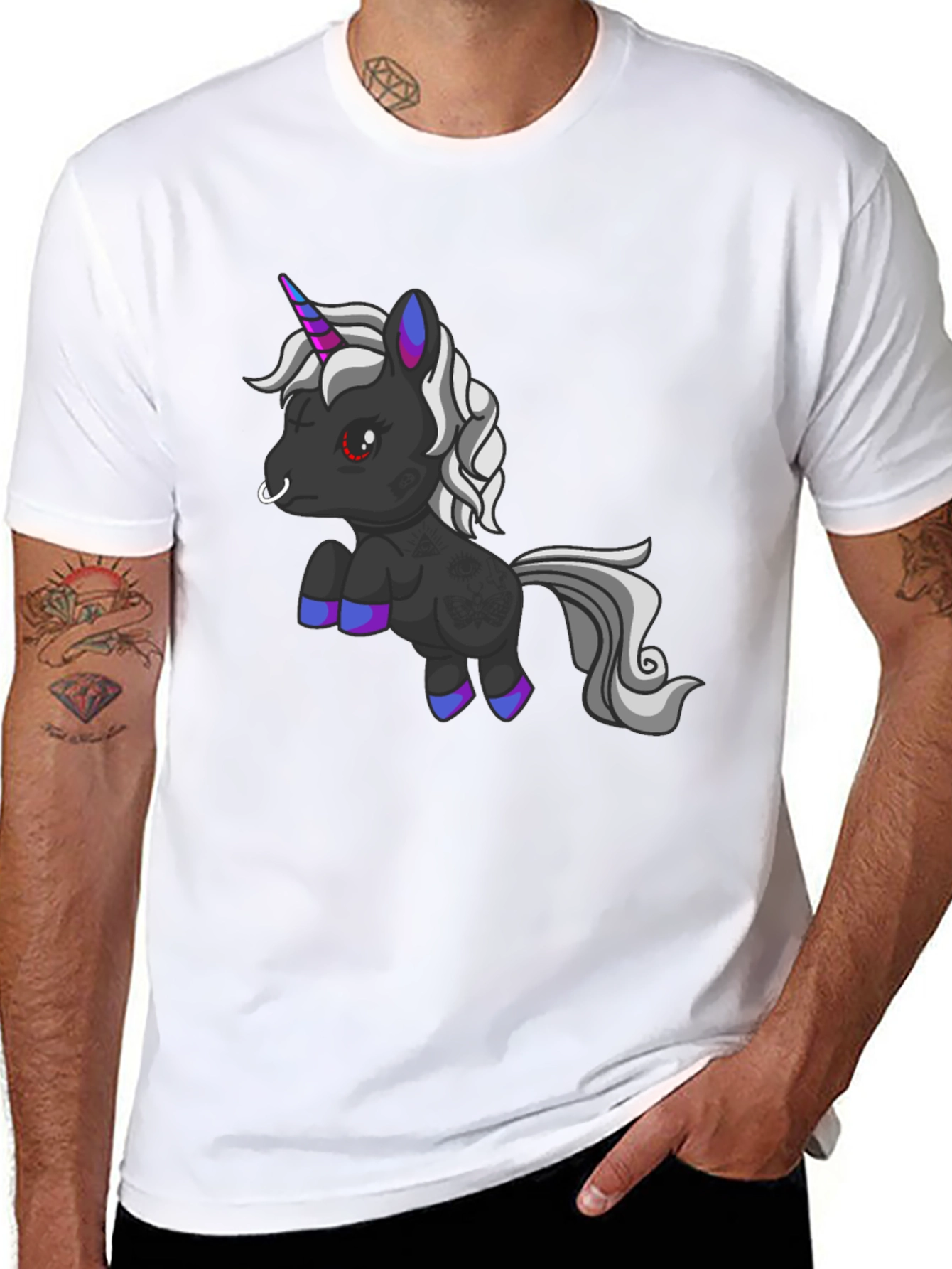 Gothic Unicorn Graphic Tee