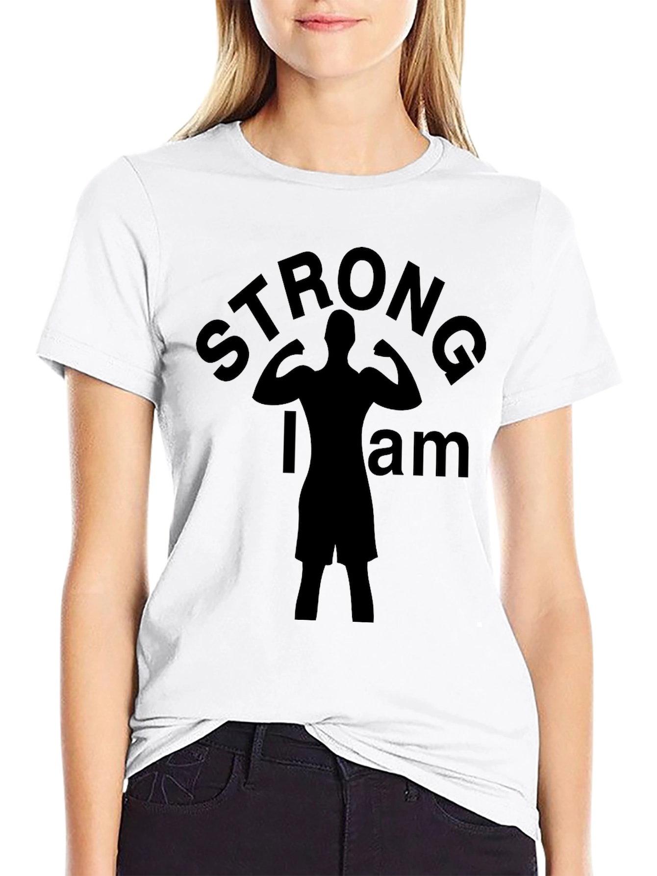 Strong I Am Black Graphic T-Shirt