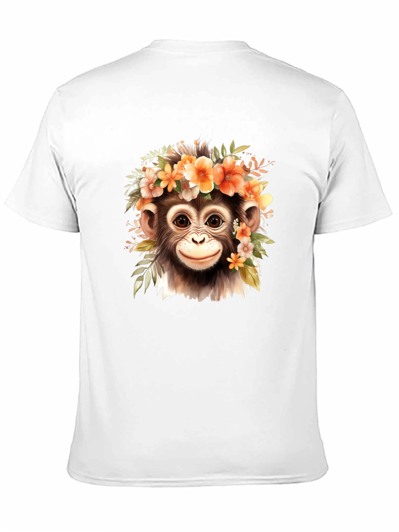 Monkey Flower Crown T-Shirt