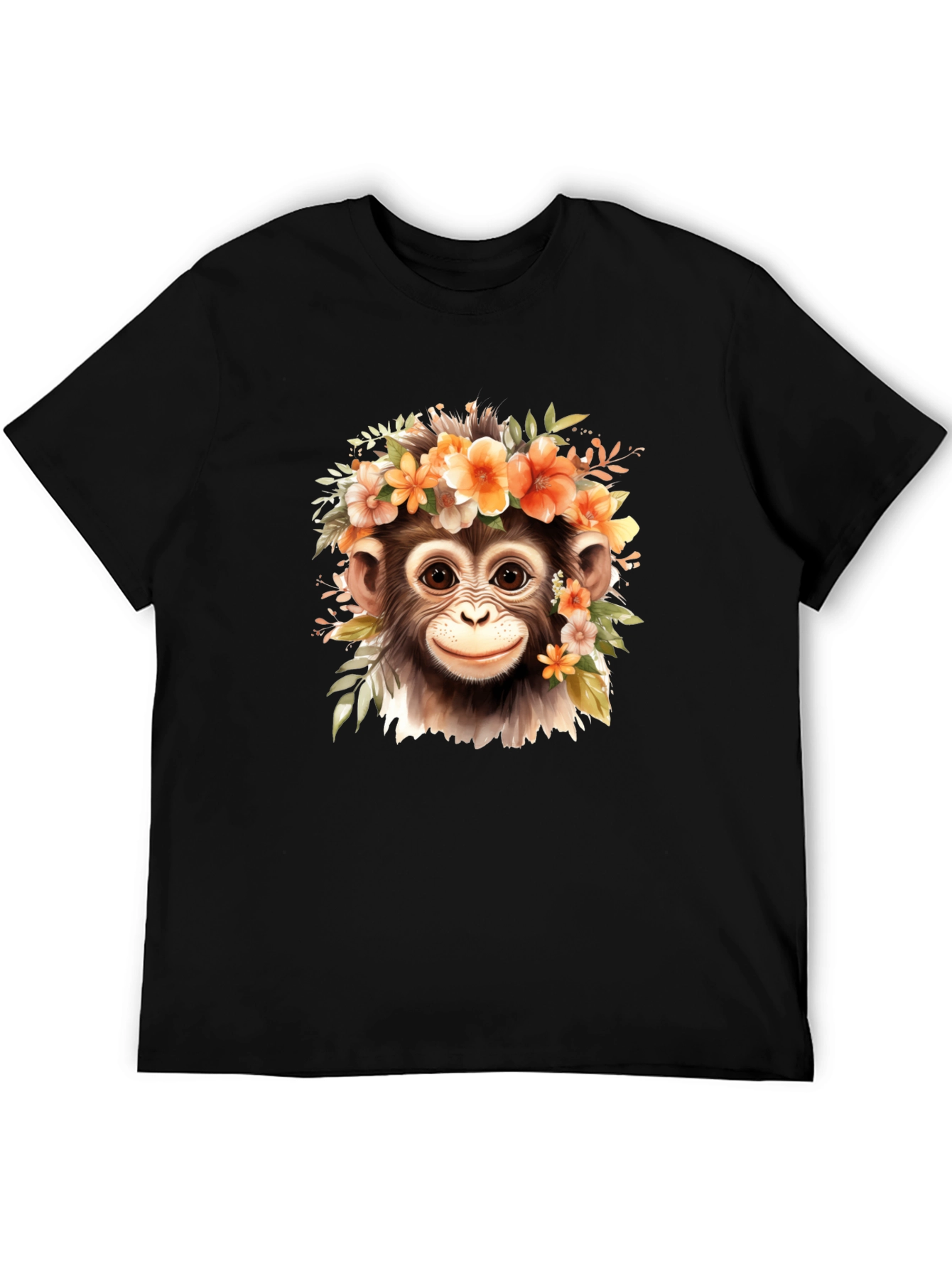 Monkey Flower Crown T-Shirt