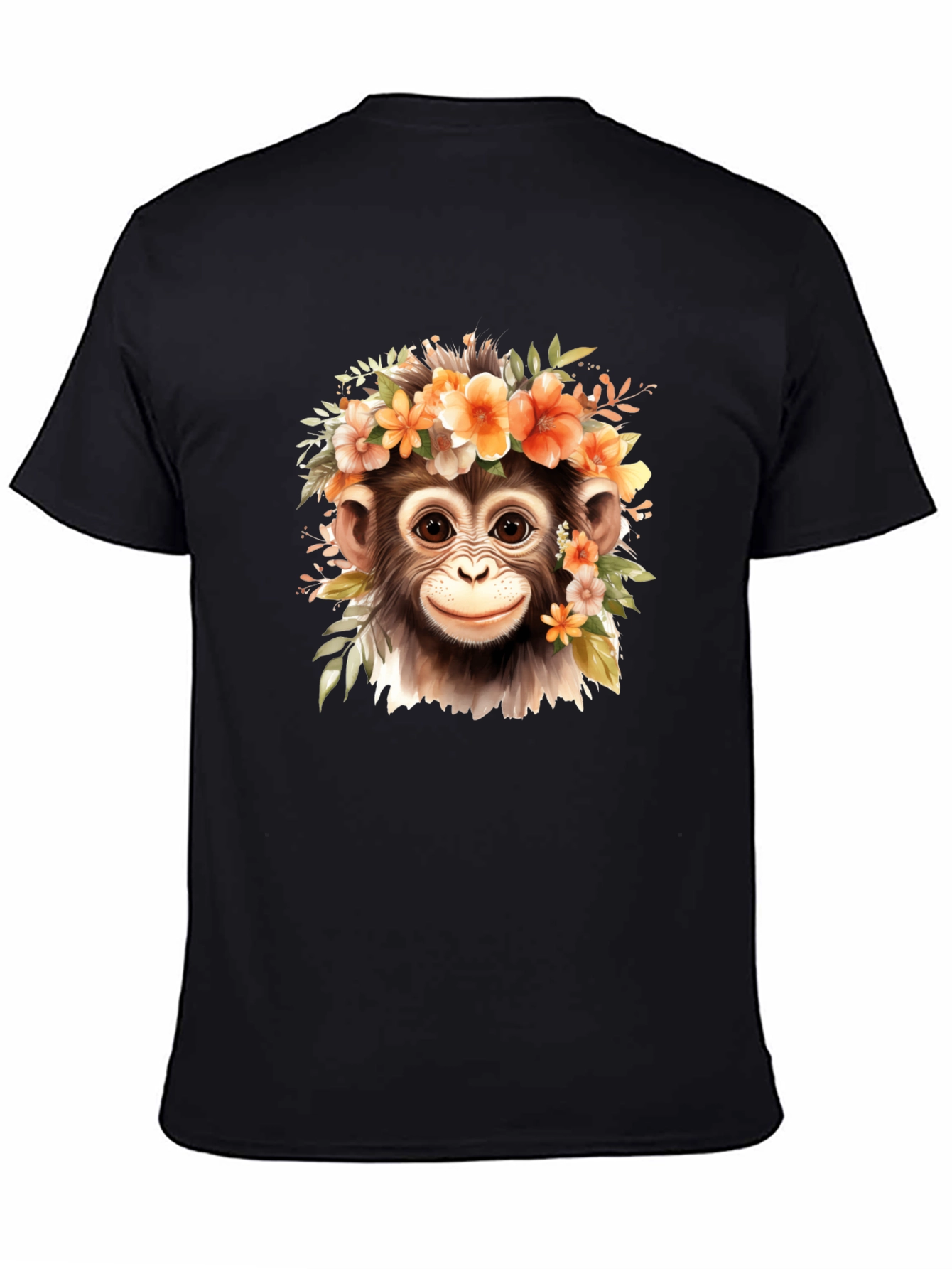 Monkey Flower Crown T-Shirt
