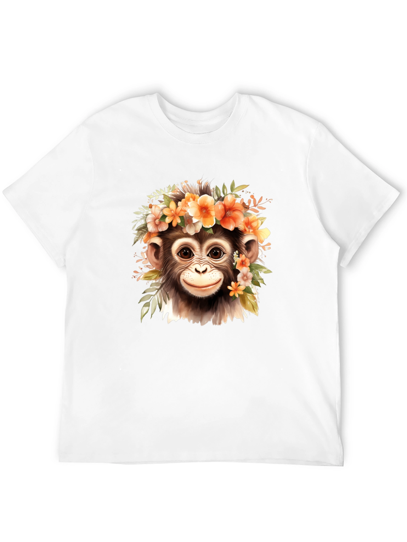 Monkey Flower Crown T-Shirt