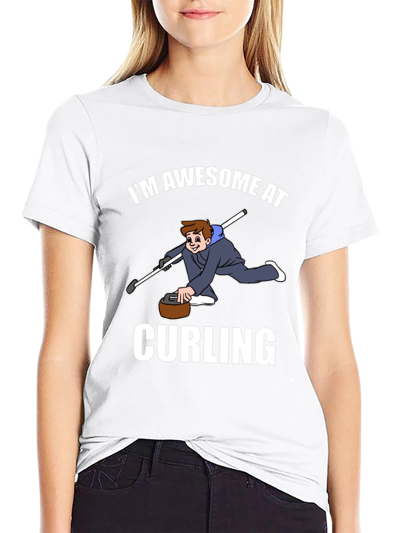 Awesome Curling T-Shirt