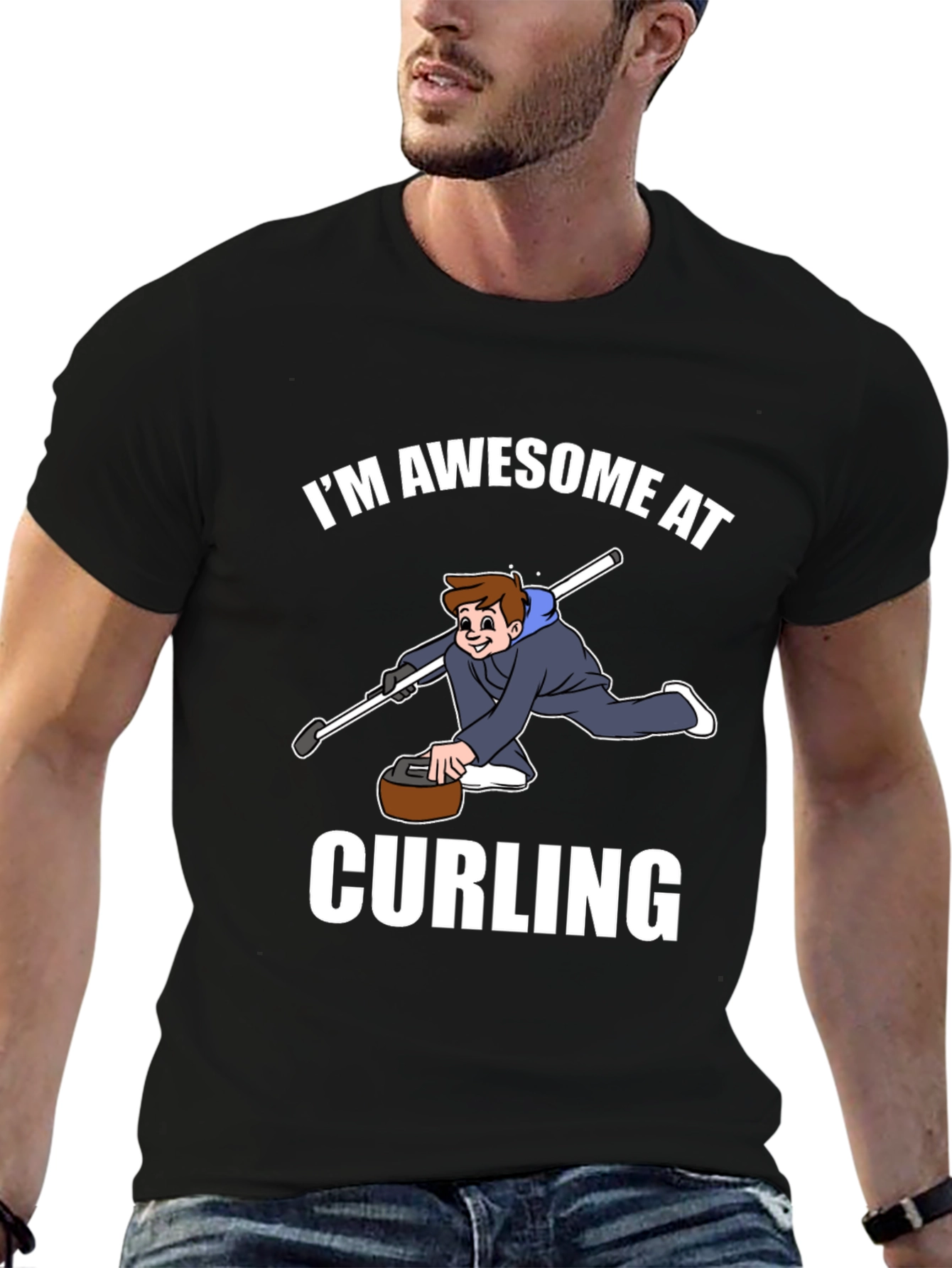 Awesome Curling T-Shirt