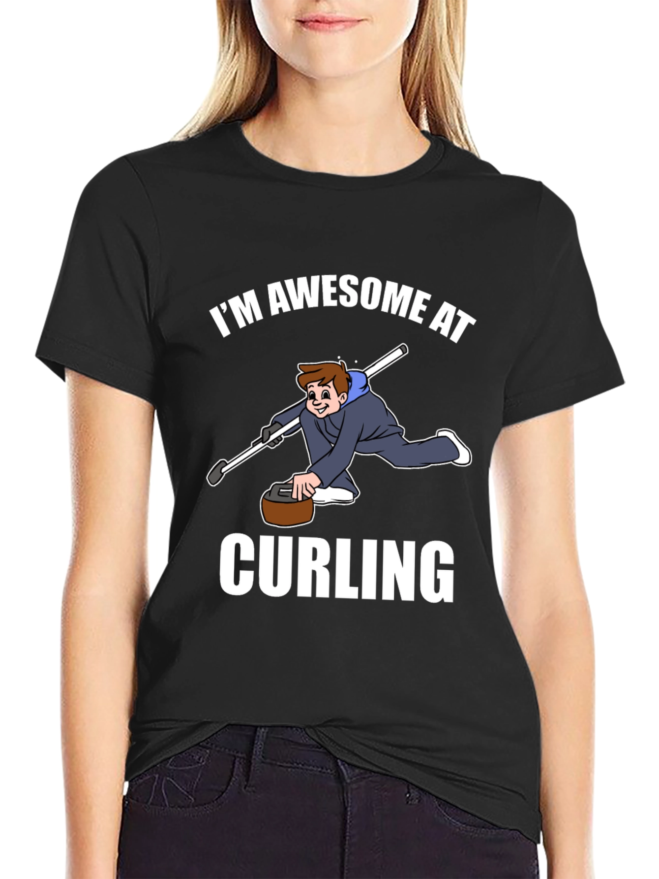 Awesome Curling T-Shirt