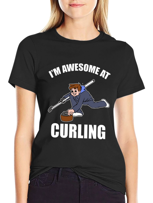 Awesome Curling T-Shirt