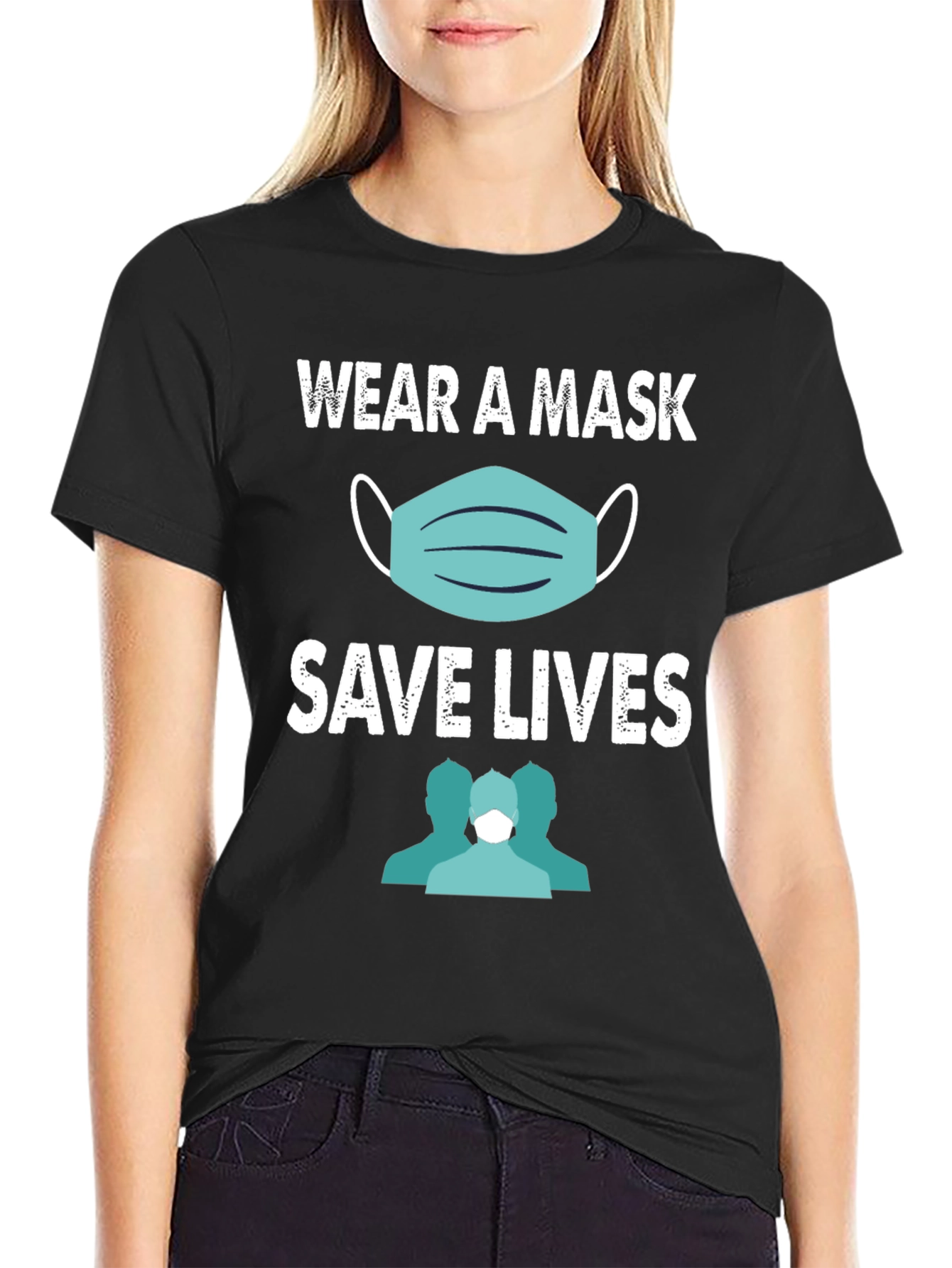 Wear a Mask Save Lives Graphic T-Shirt