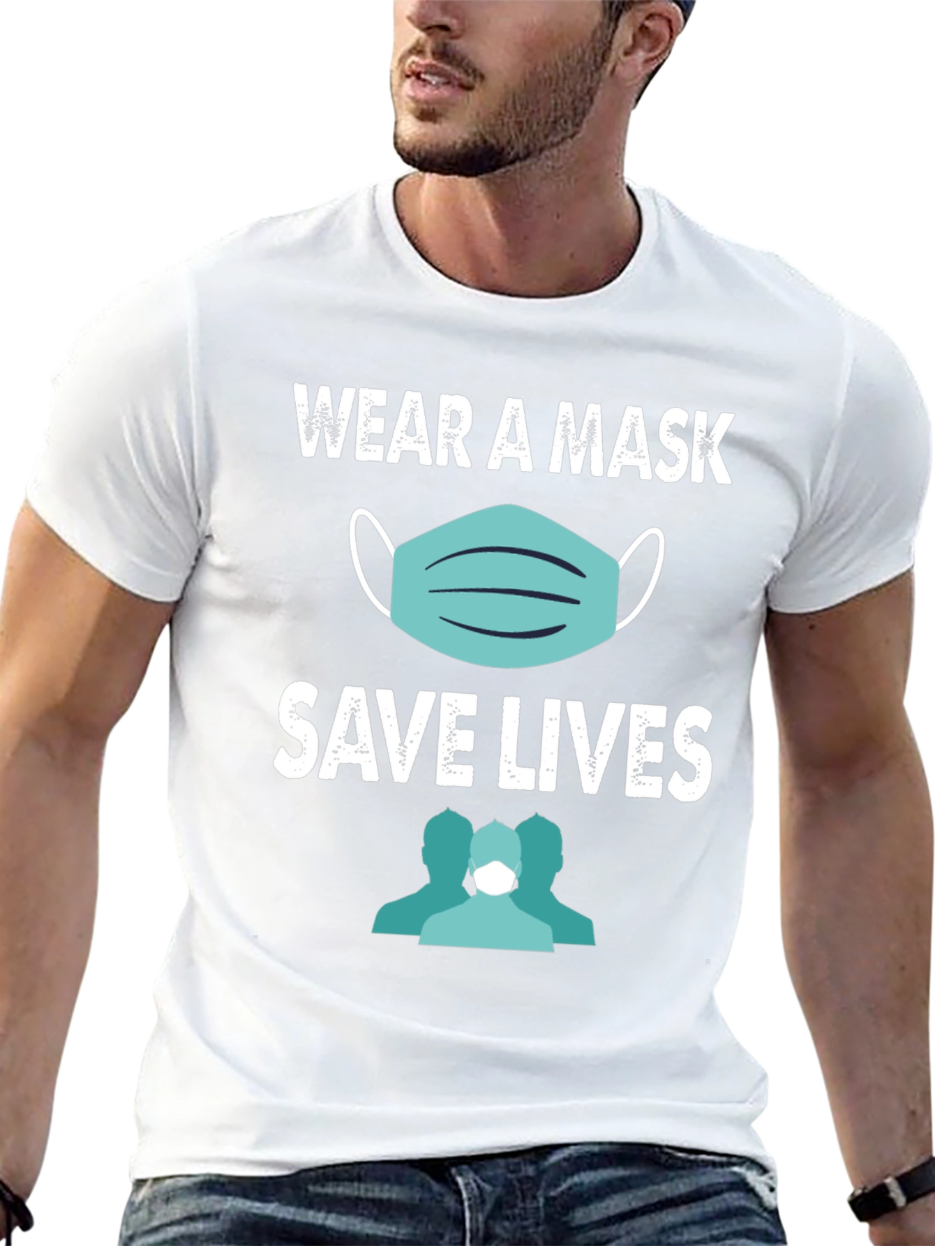 Wear a Mask Save Lives Graphic T-Shirt