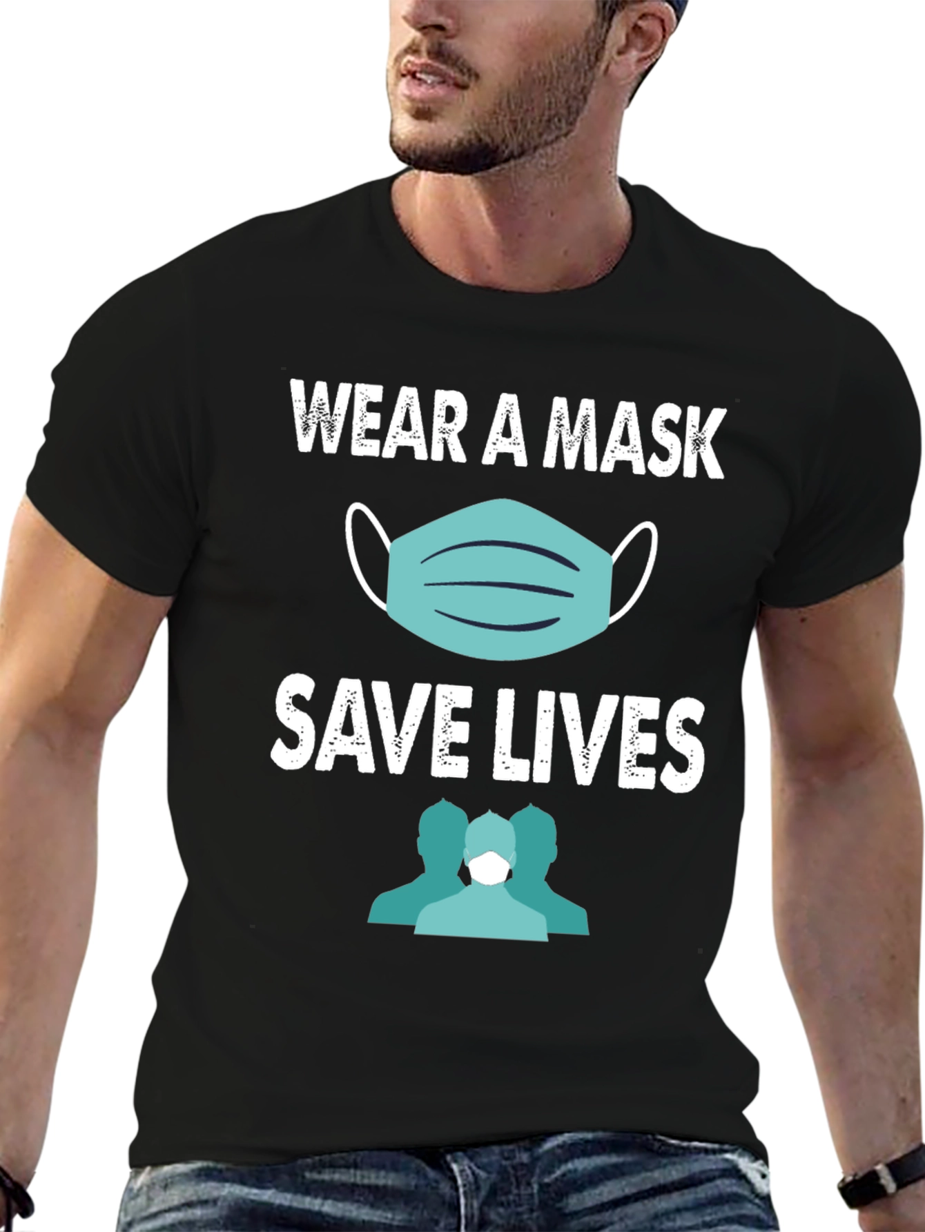 Wear a Mask Save Lives Graphic T-Shirt