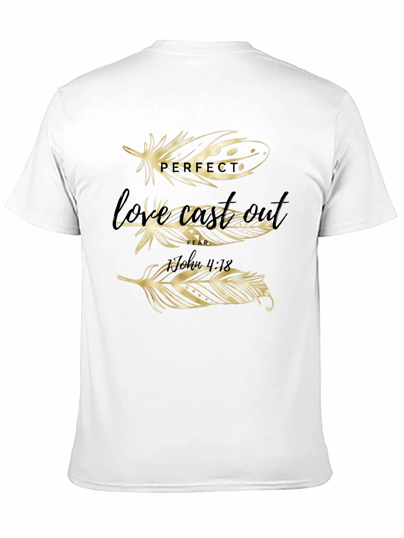Feather Graphic Print T-Shirt