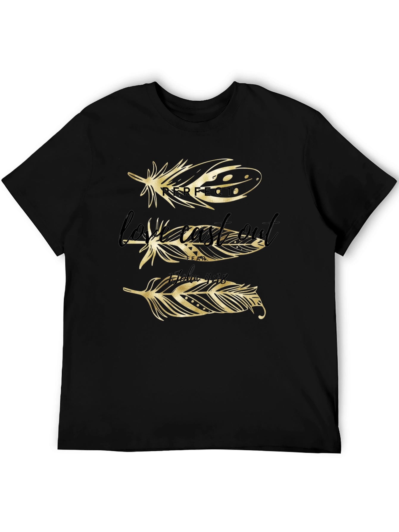 Feather Graphic Print T-Shirt