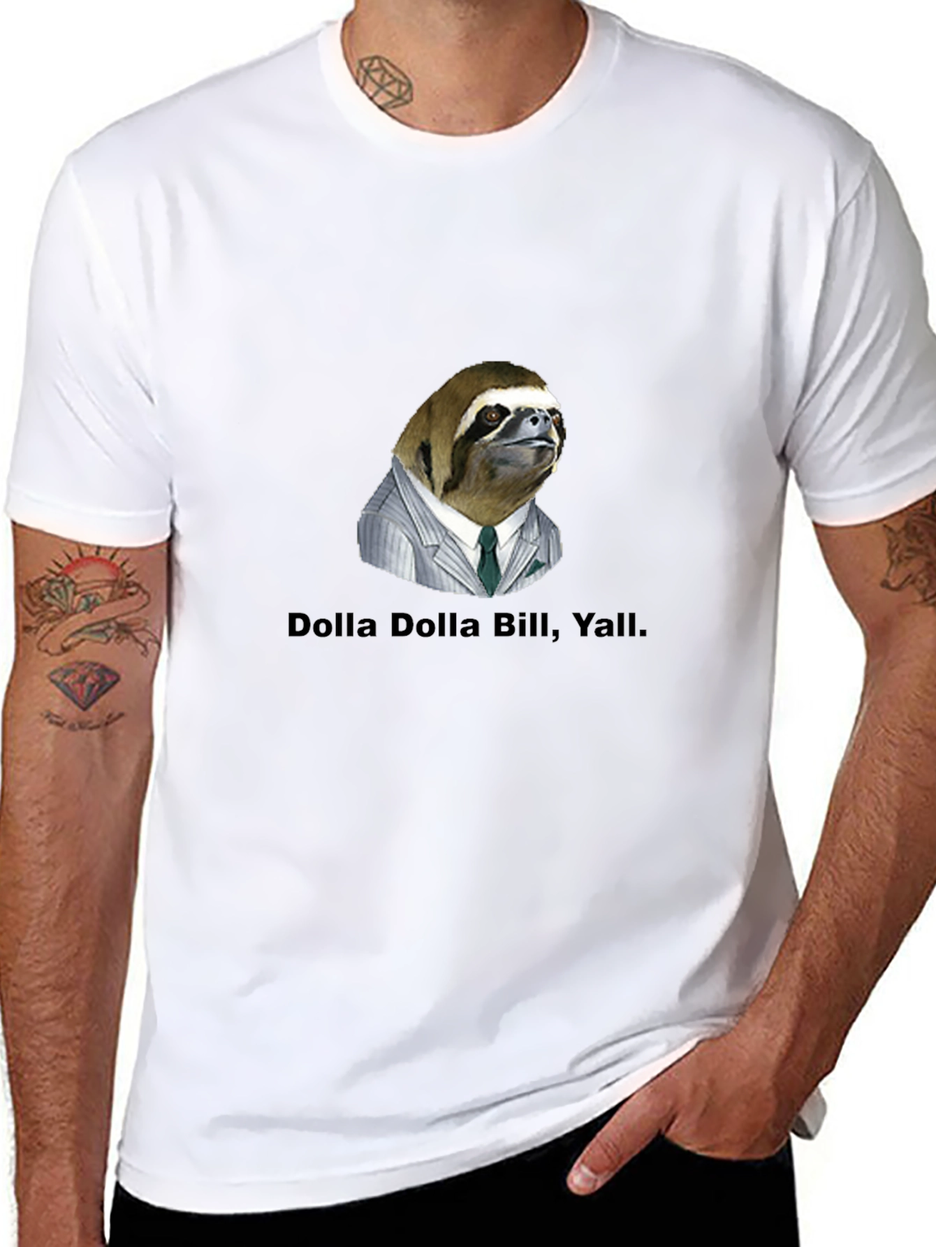 Dolla Dolla Bill Yall Sloth Tee
