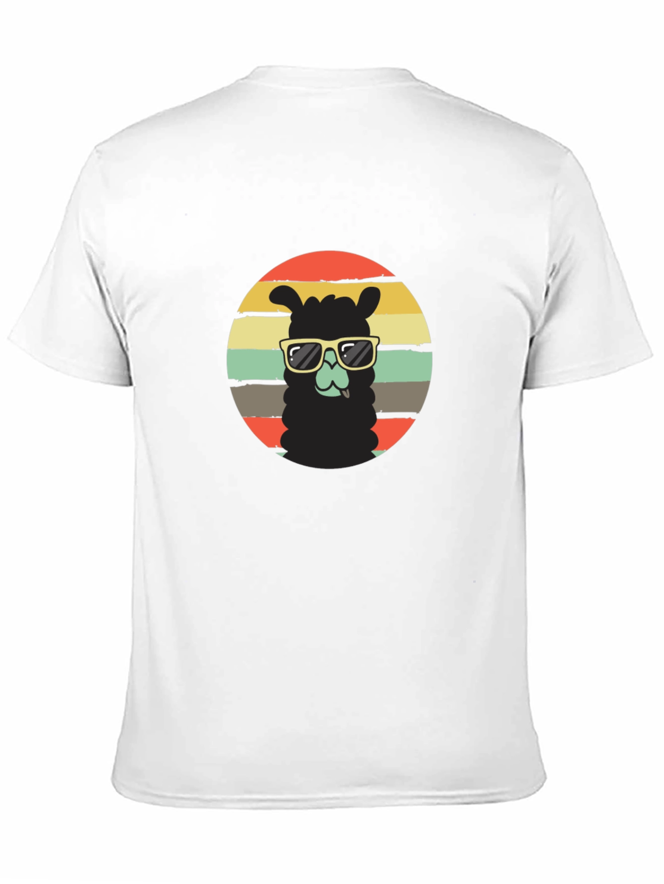 Cool Llama Retro T-Shirt