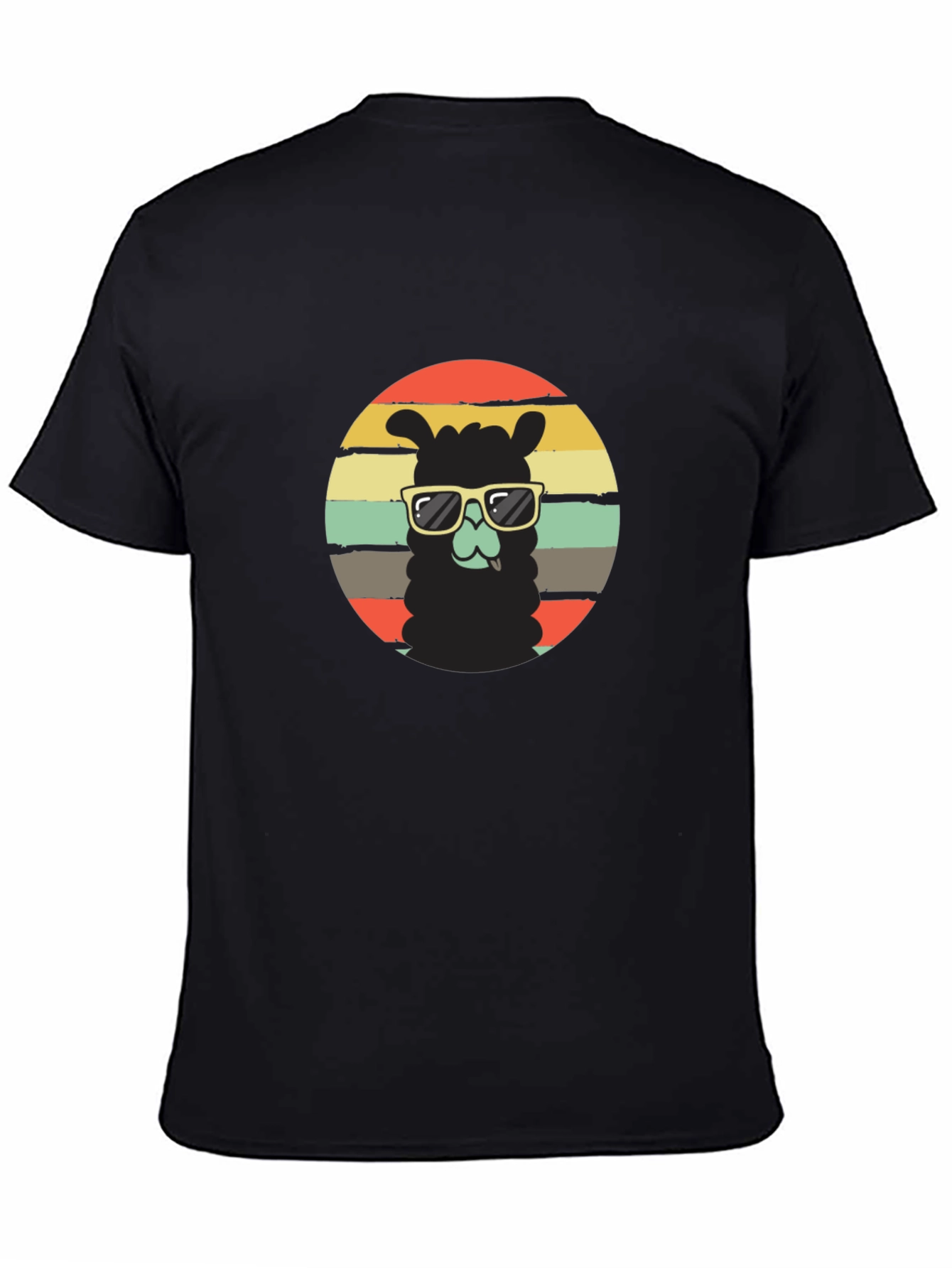 Cool Llama Retro T-Shirt