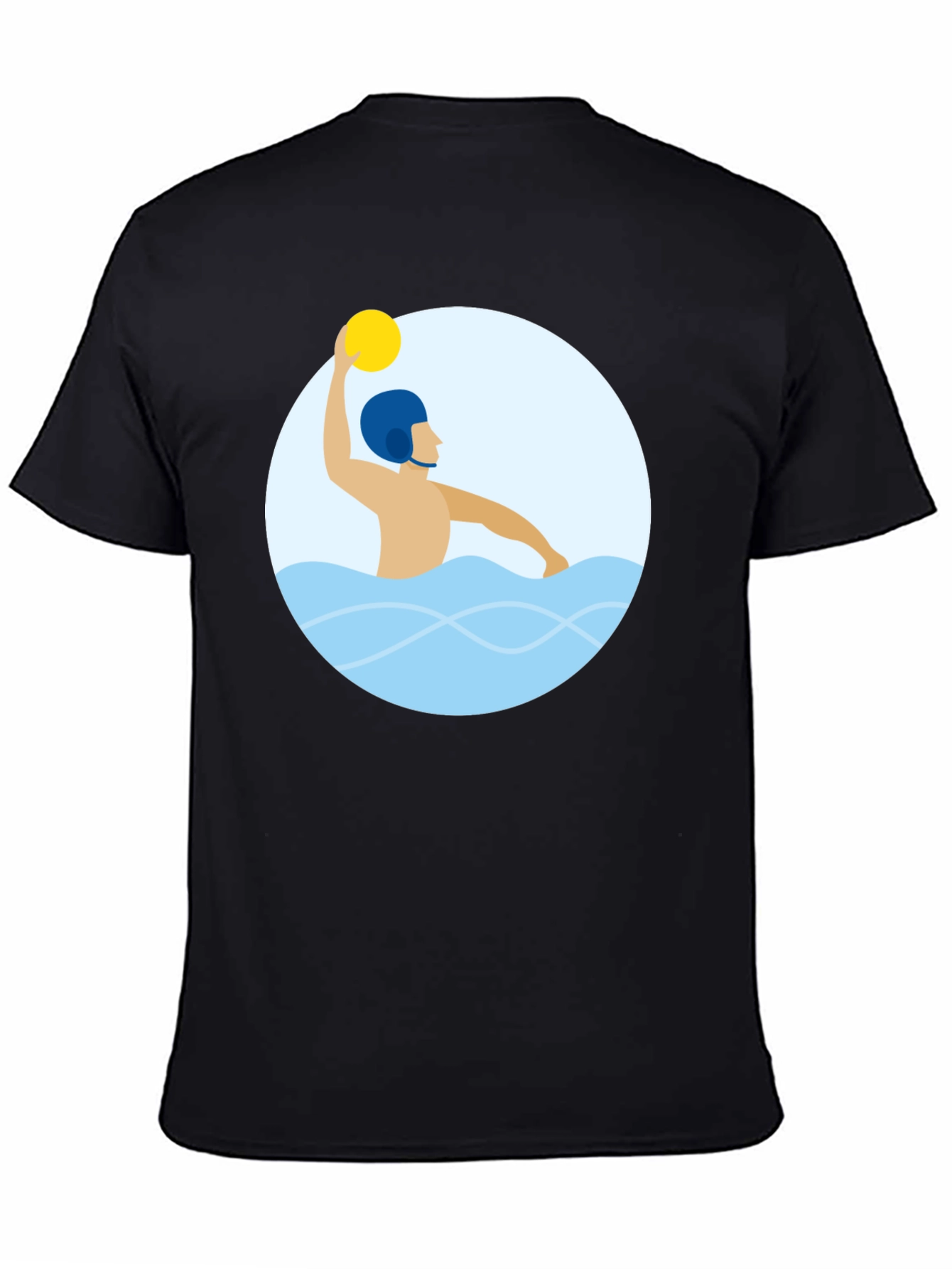Water Polo Player Graphic T-Shirt