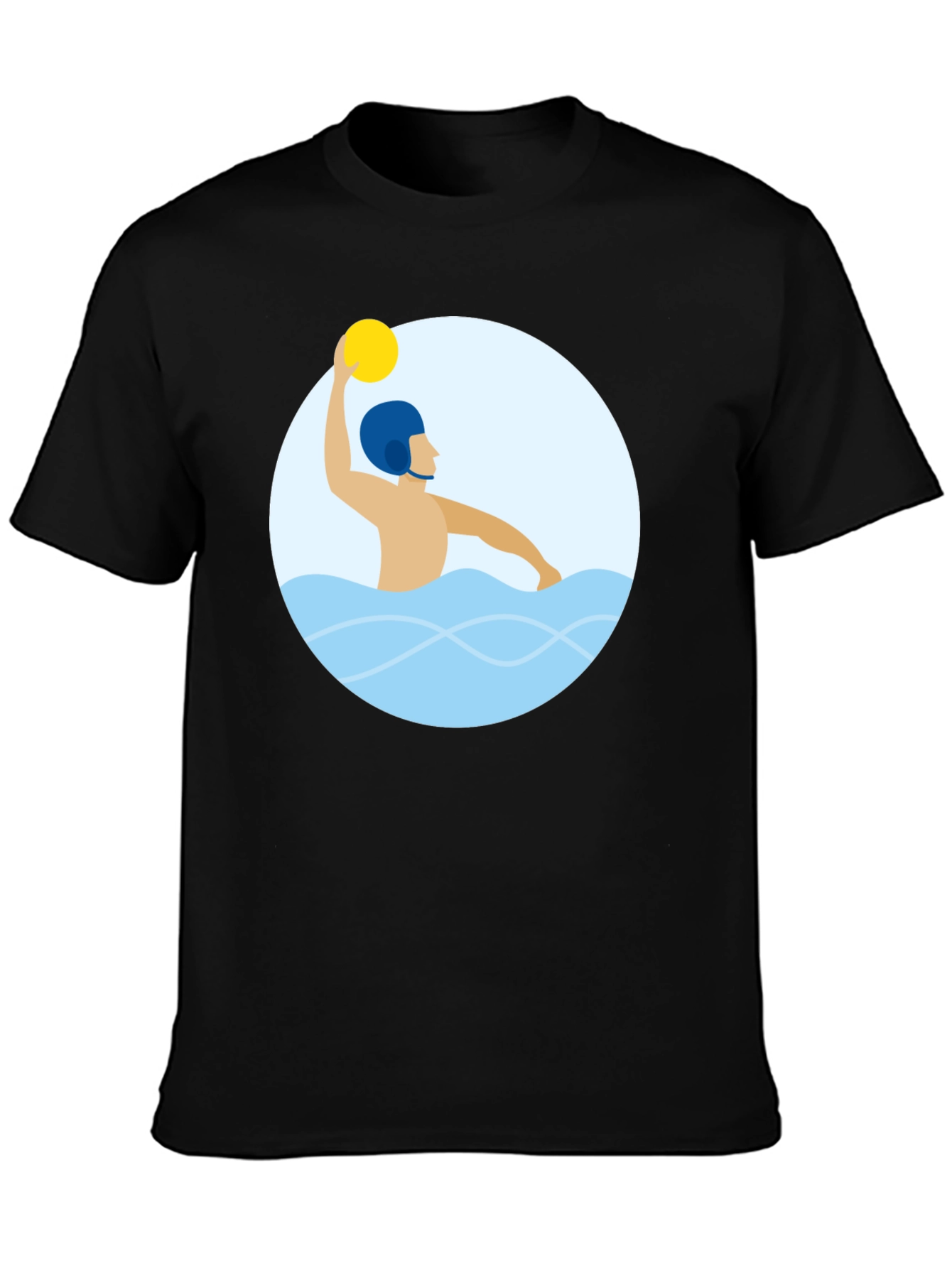 Water Polo Player Graphic T-Shirt