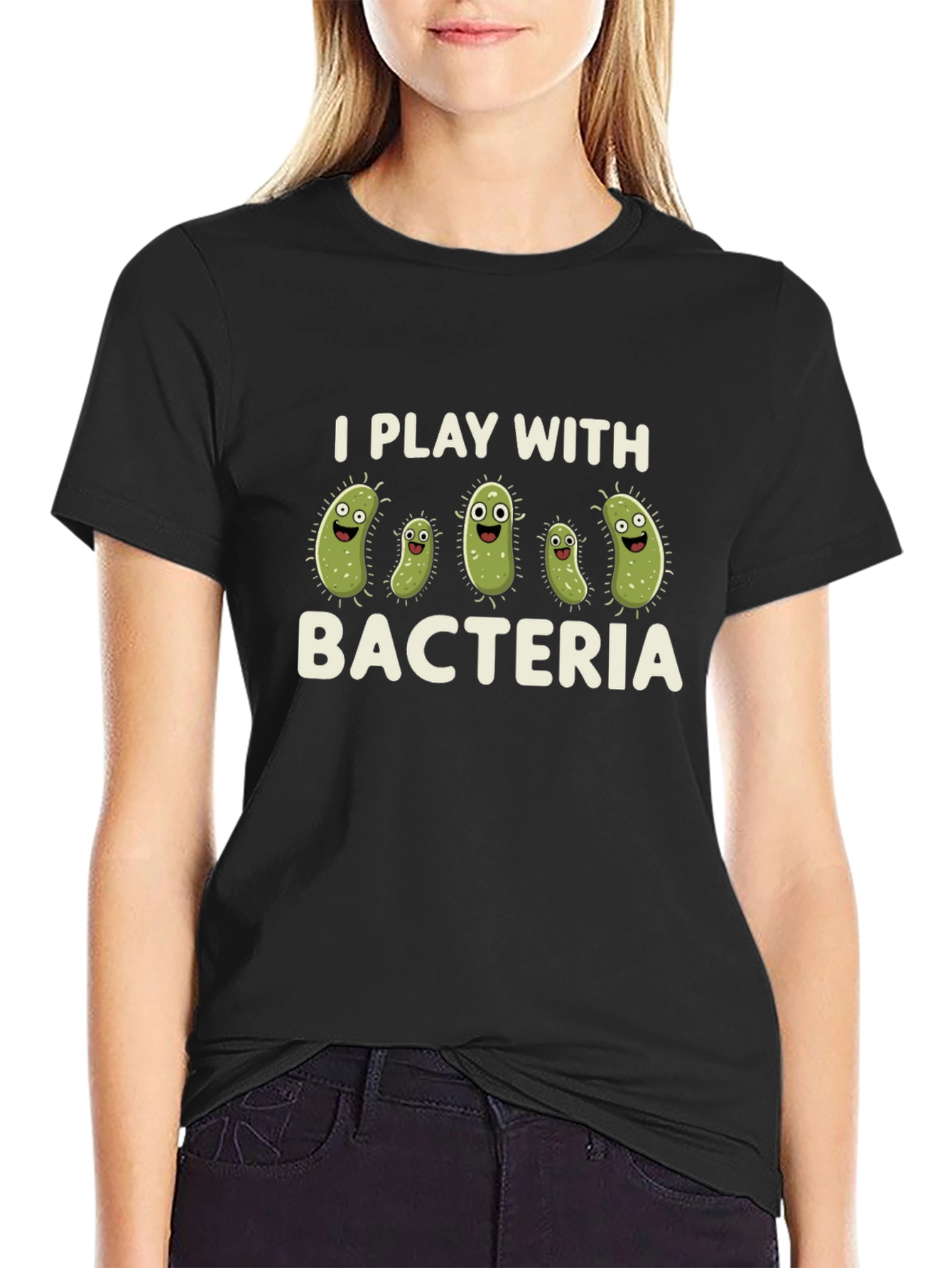 I Play With Bacteria Funny Science T-Shirt